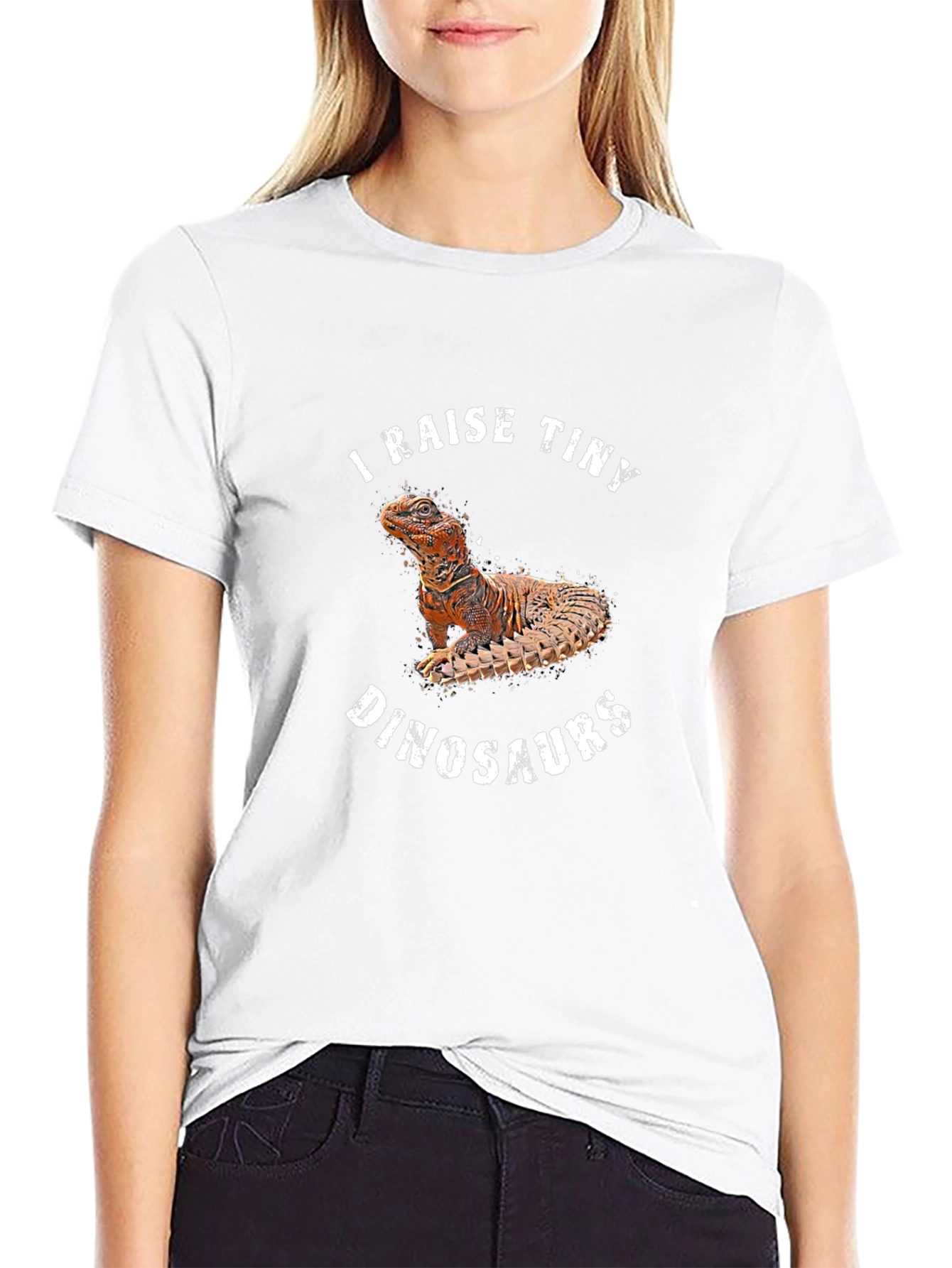I Raise Tiny Dinosaurs T-Shirt Reptile Lover