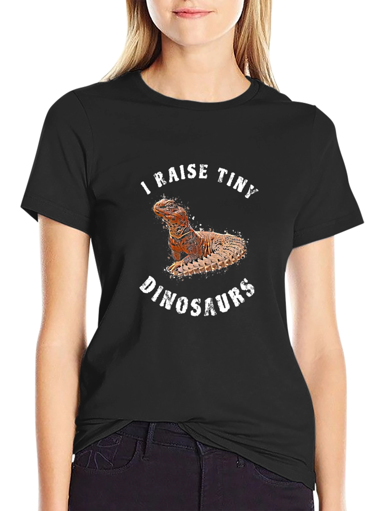 I Raise Tiny Dinosaurs T-Shirt Reptile Lover