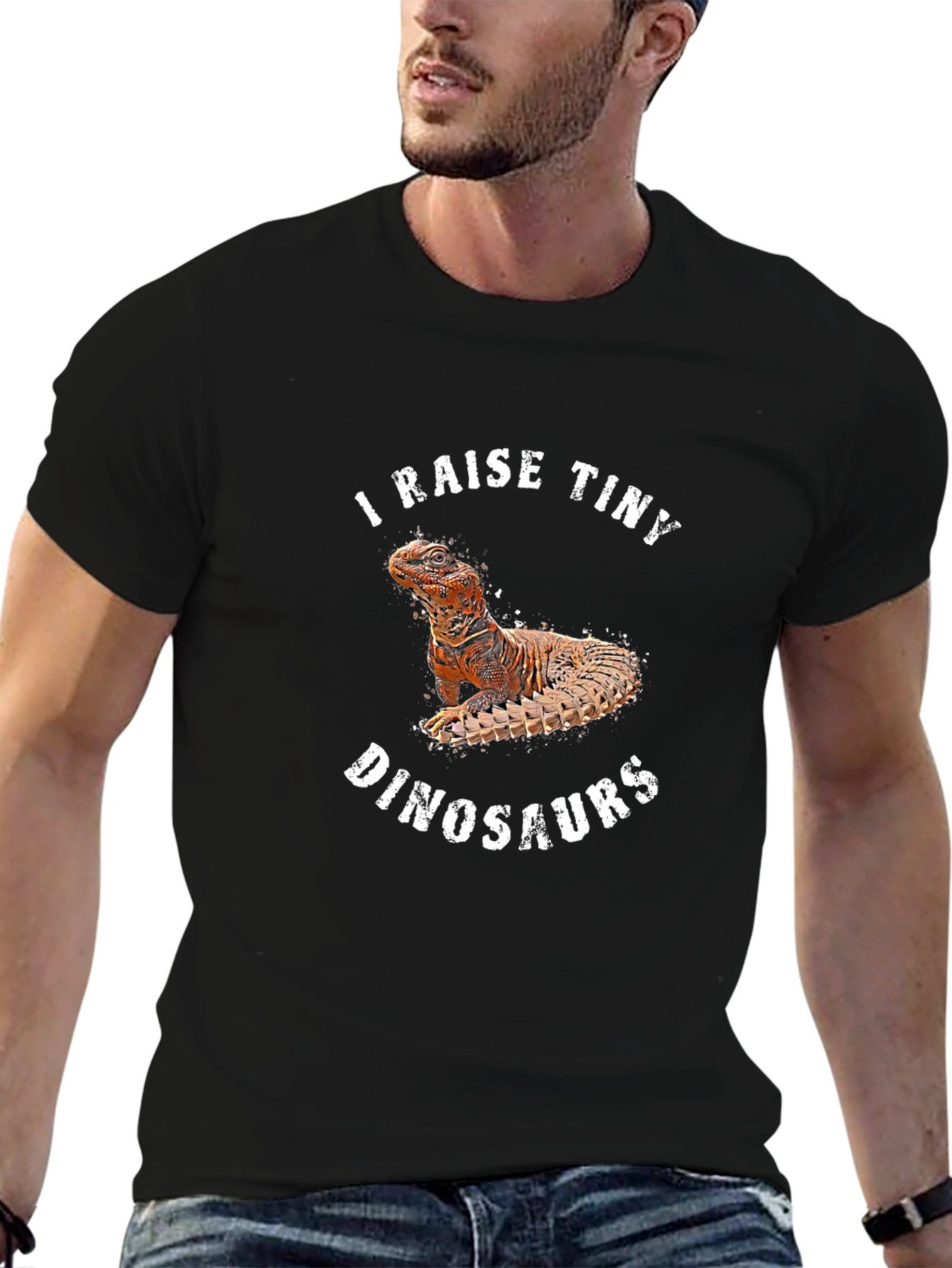 I Raise Tiny Dinosaurs T-Shirt Reptile Lover