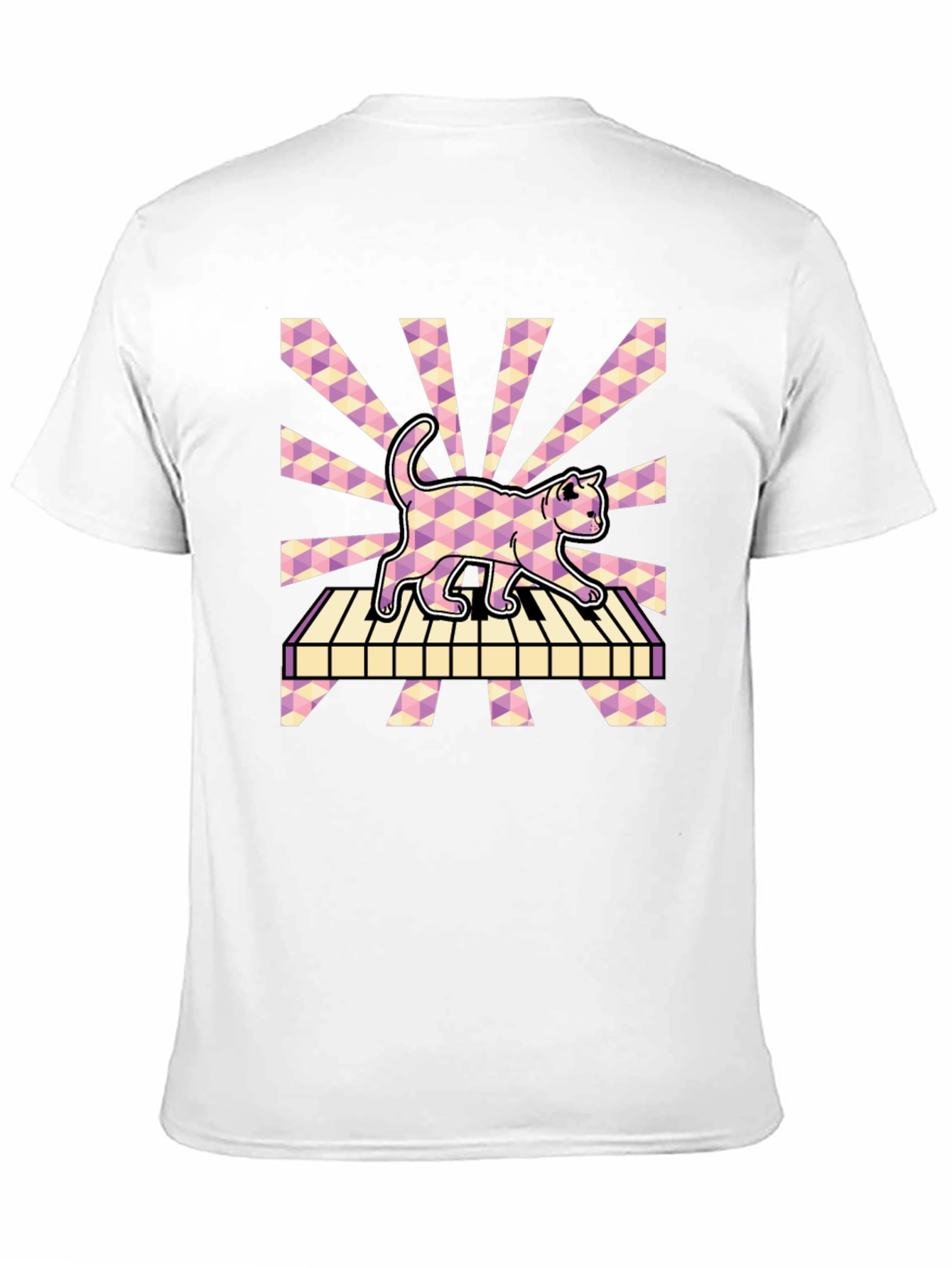 Cat on Piano T-Shirt