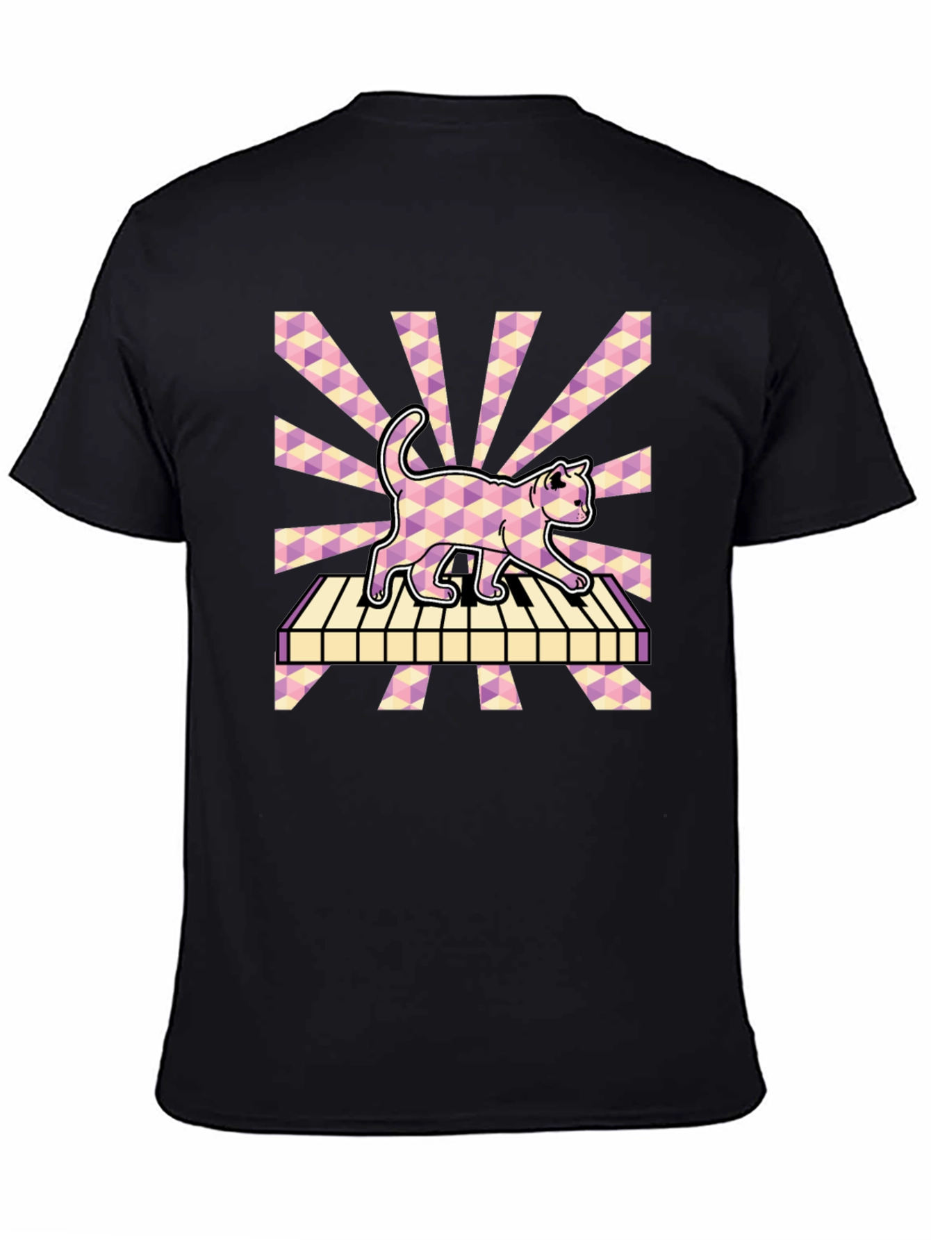 Cat on Piano T-Shirt