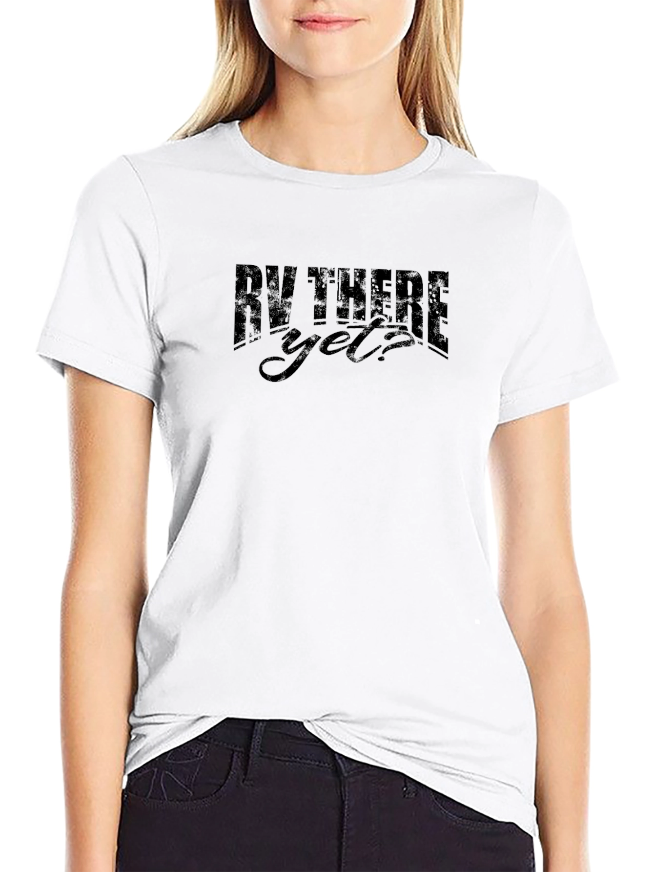 RV There Yet? Black Graphic Tee