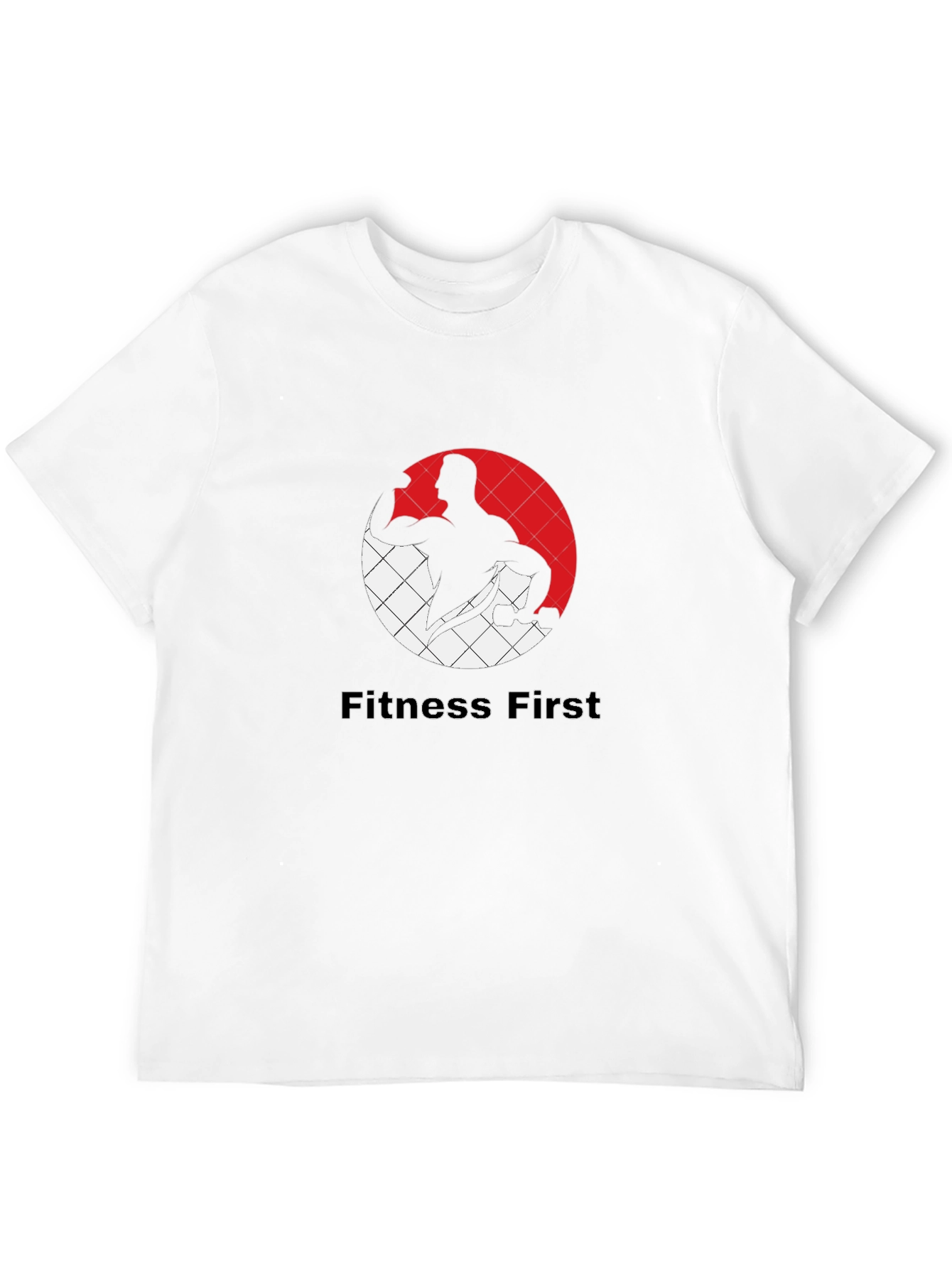 Fitness First Black Graphic Tee