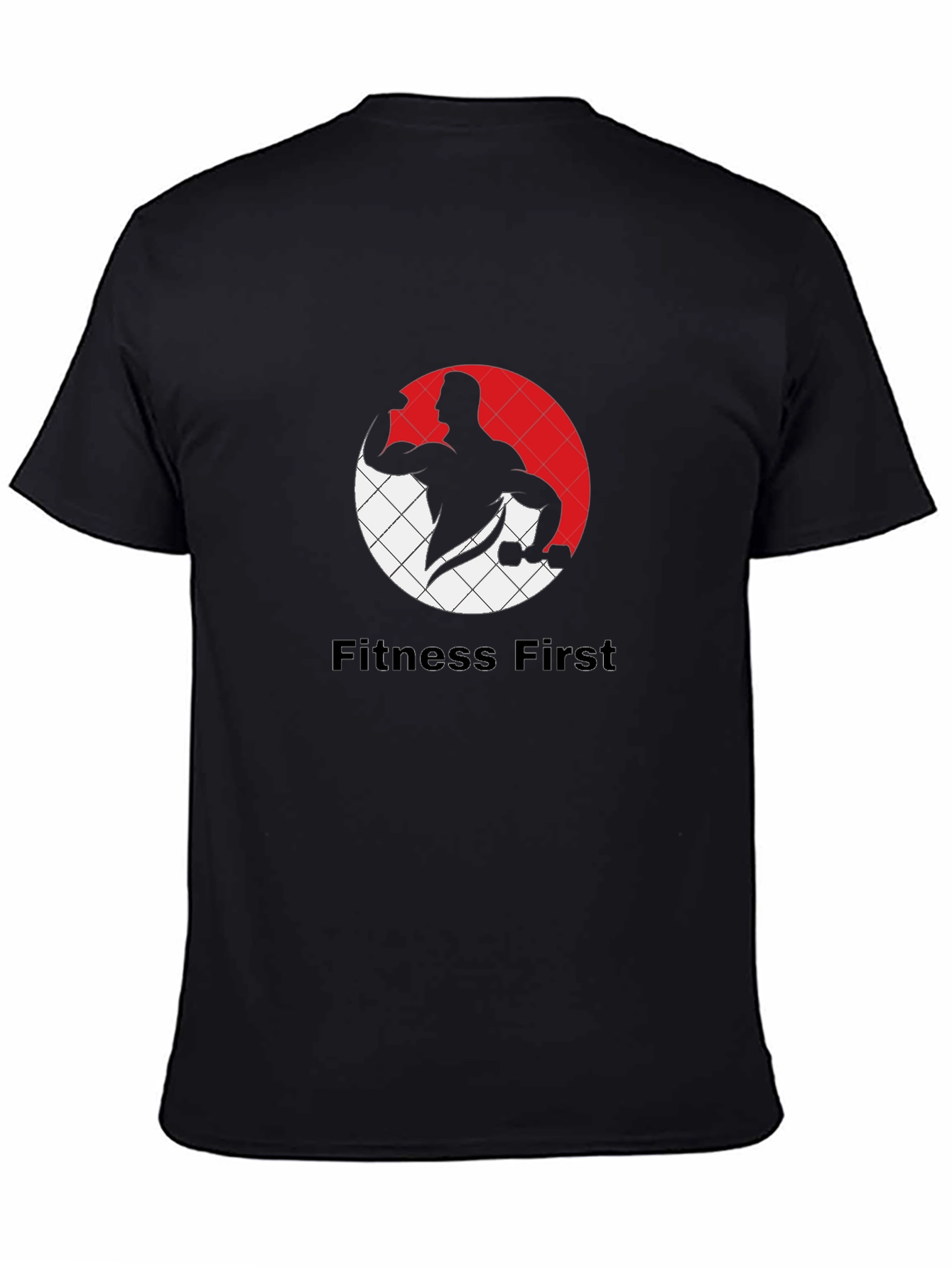 Fitness First Black Graphic Tee