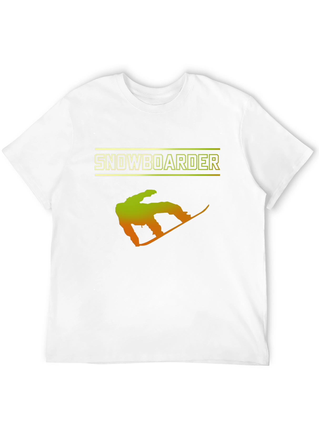 Snowboarder Graphic T-Shirt - Black