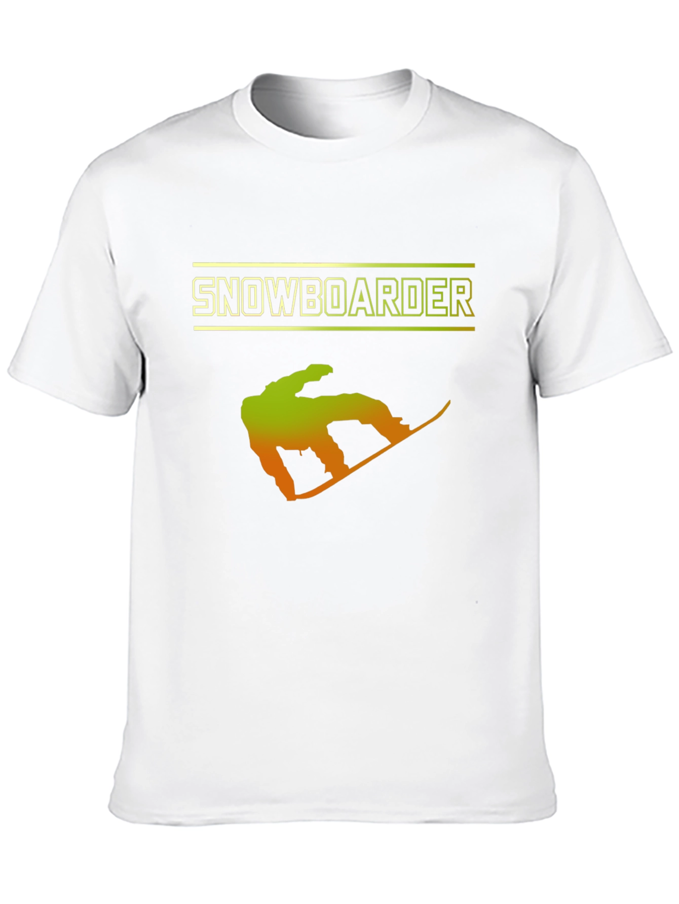 Snowboarder Graphic T-Shirt - Black