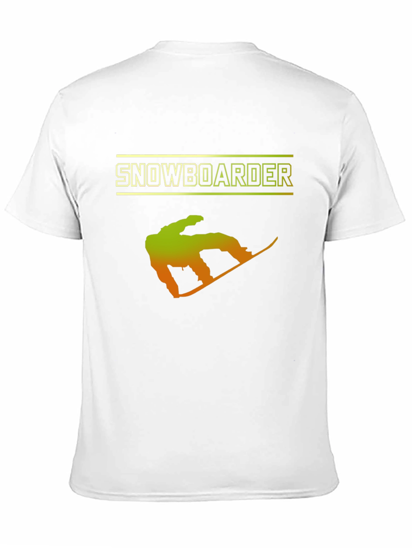 Snowboarder Graphic T-Shirt - Black