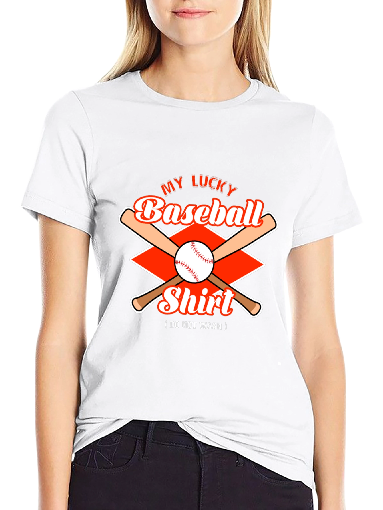 Lucky Baseball Shirt - Mens Black Graphic Tee