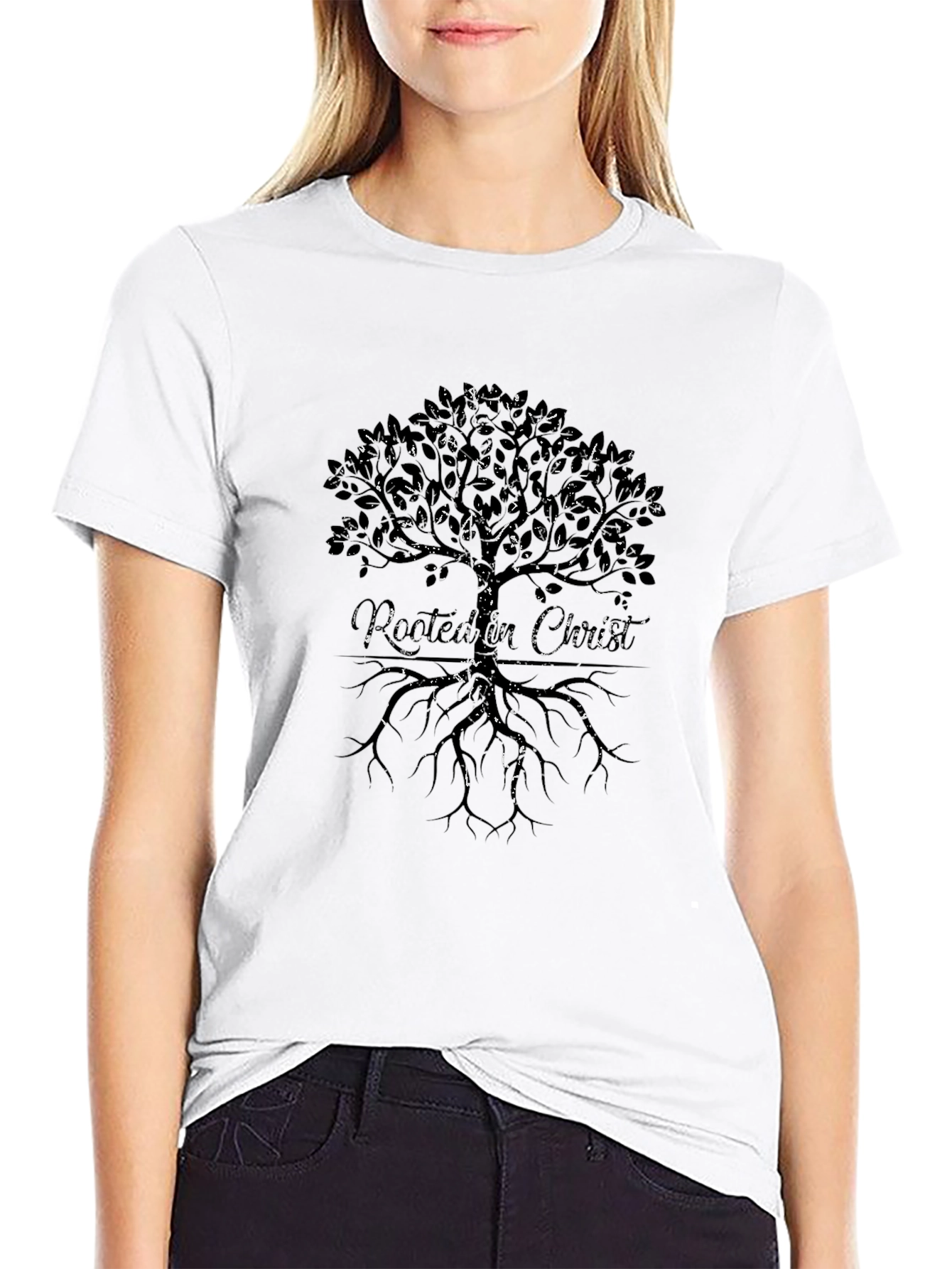 Rooted for Christ Graphic Tee