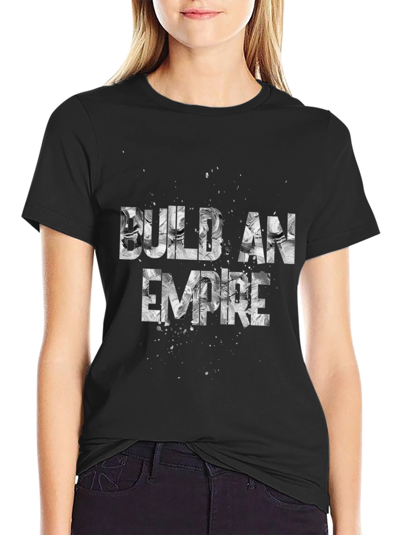 Build An Empire Graphic Tee - Mens Black T-Shirt