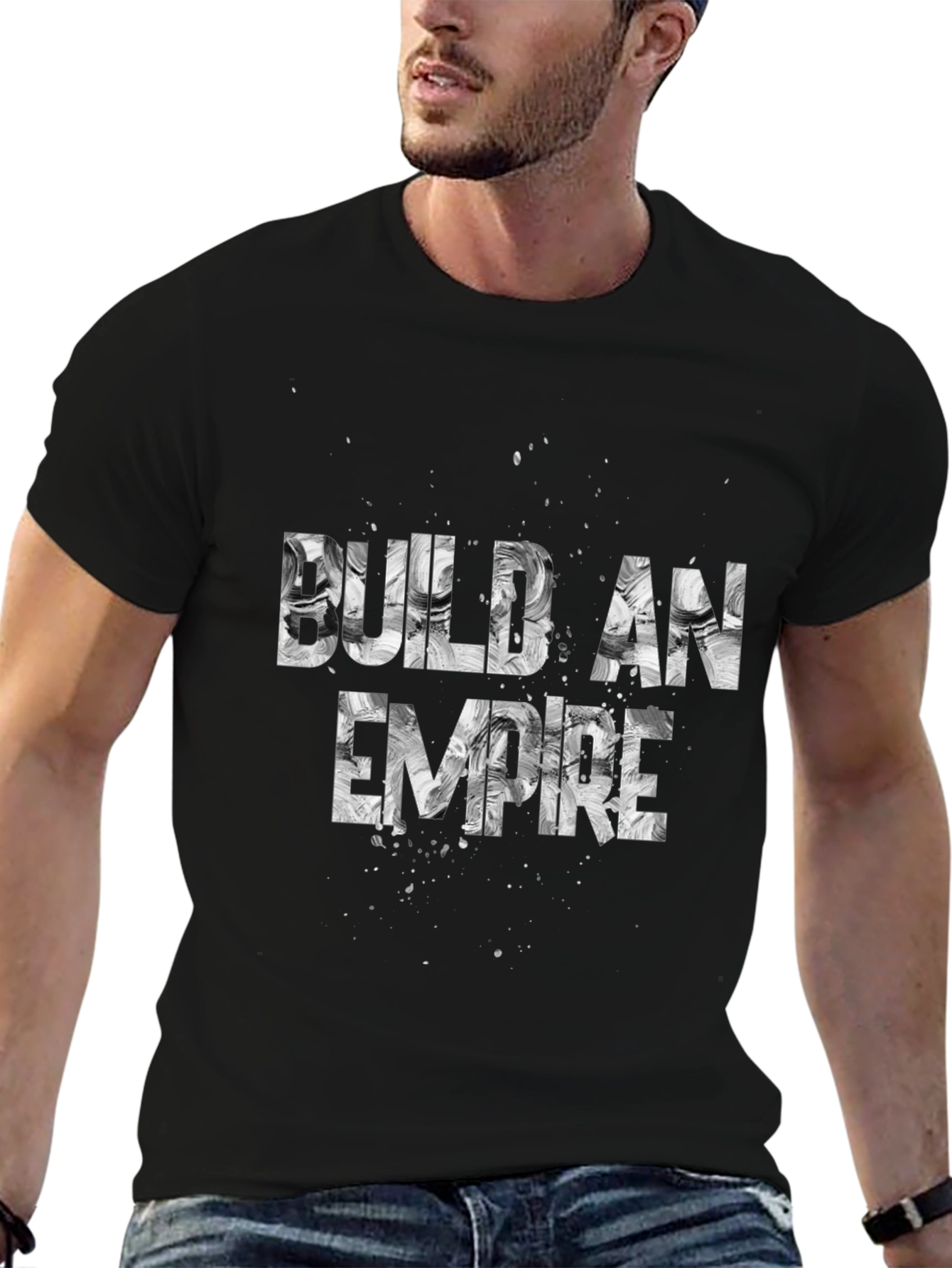 Build An Empire Graphic Tee - Mens Black T-Shirt