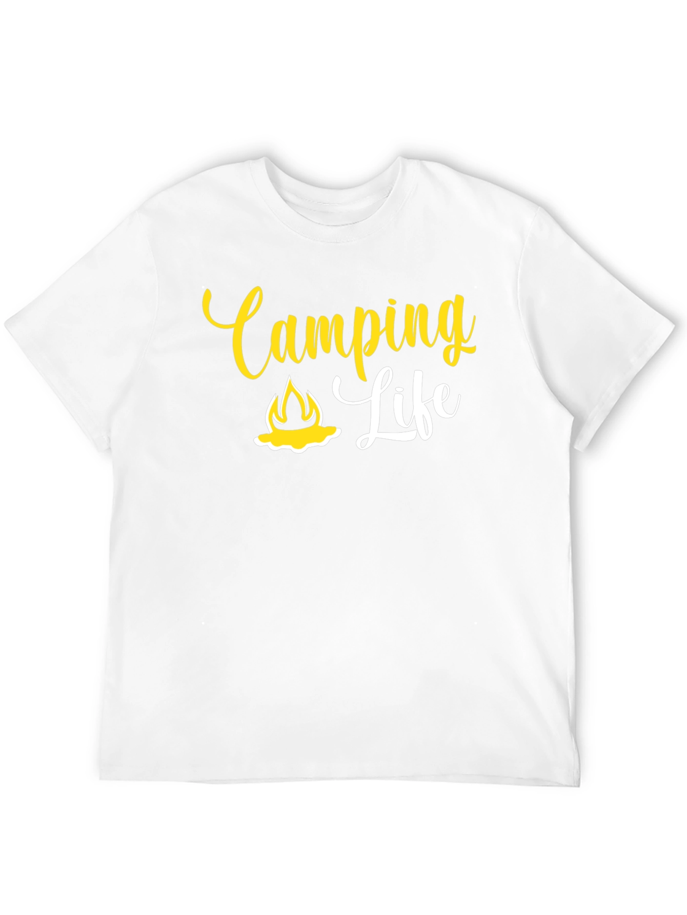 Camping Life Graphic T-Shirt - Black