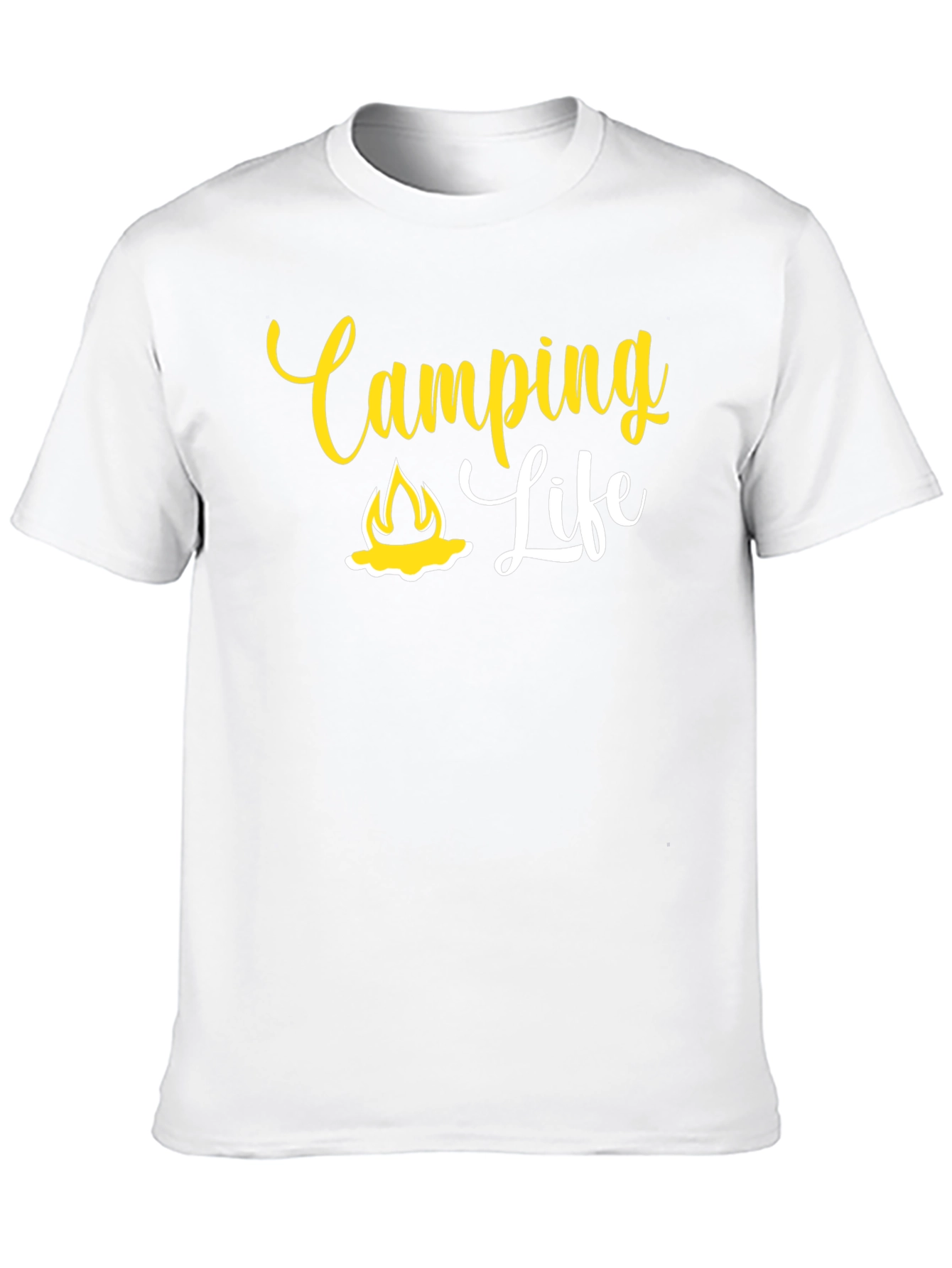 Camping Life Graphic T-Shirt - Black