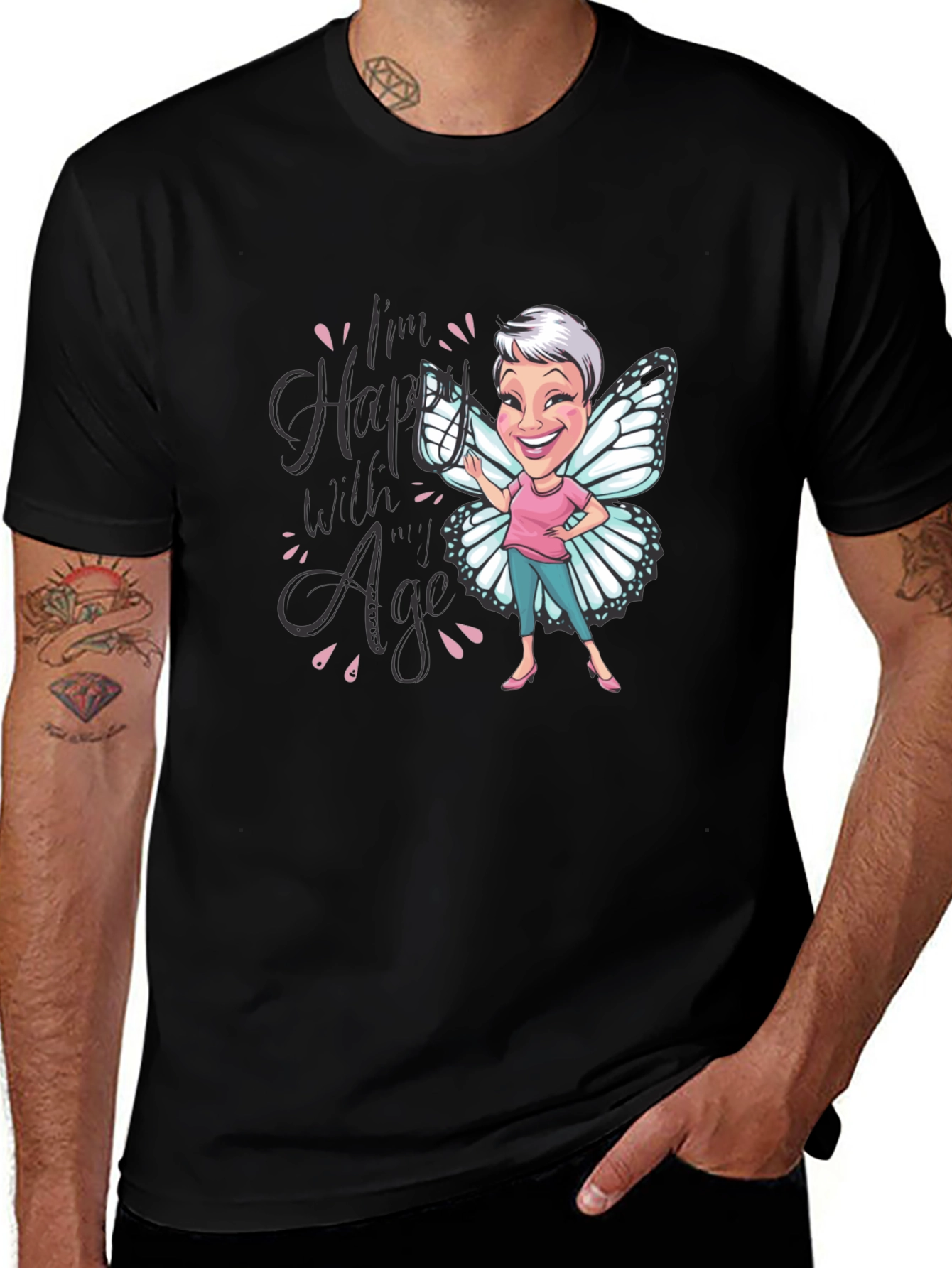 Happy With Age Fairy T-Shirt
