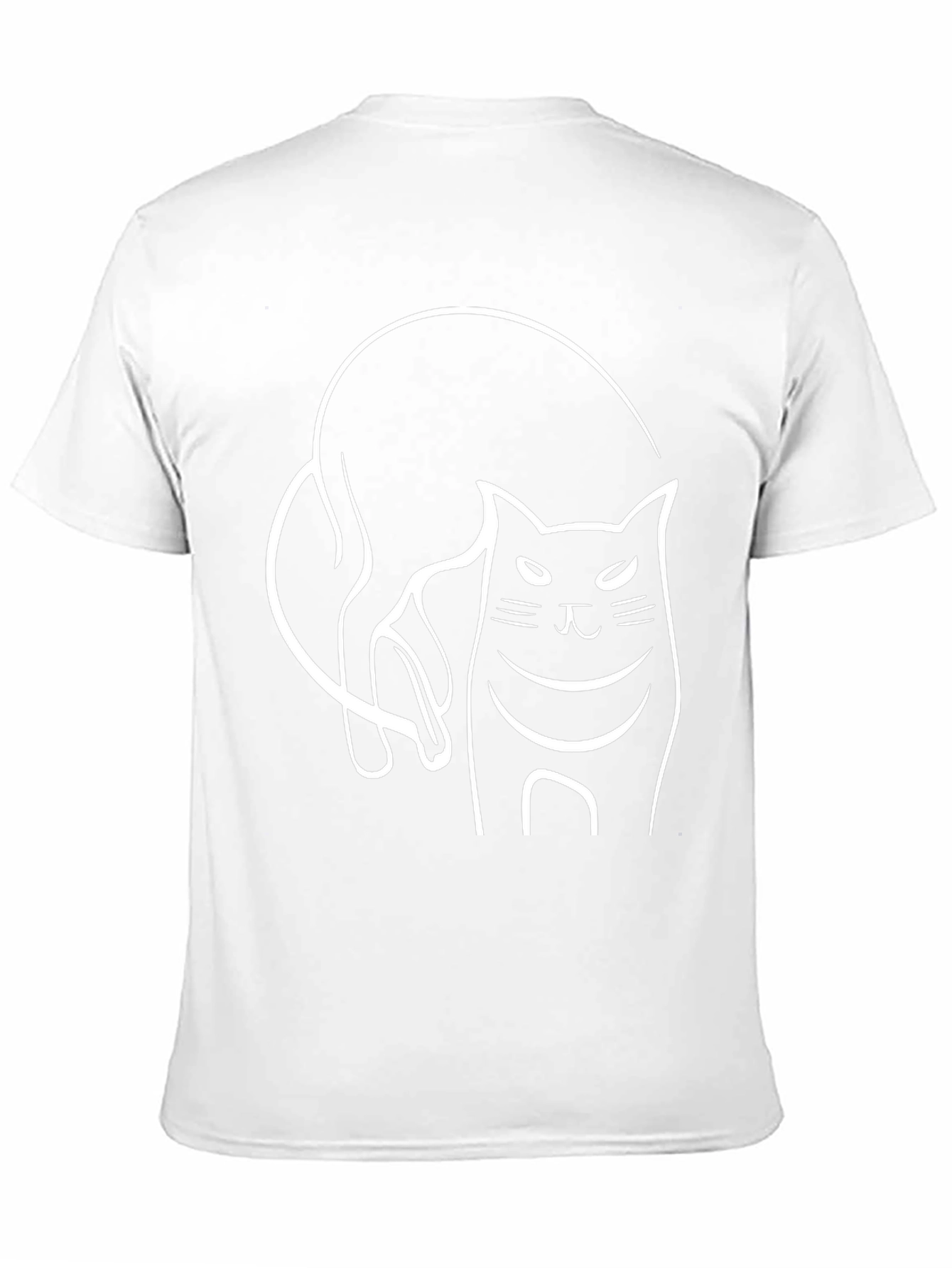 Cool Cat Graphic Tee - Black Cotton T-Shirt