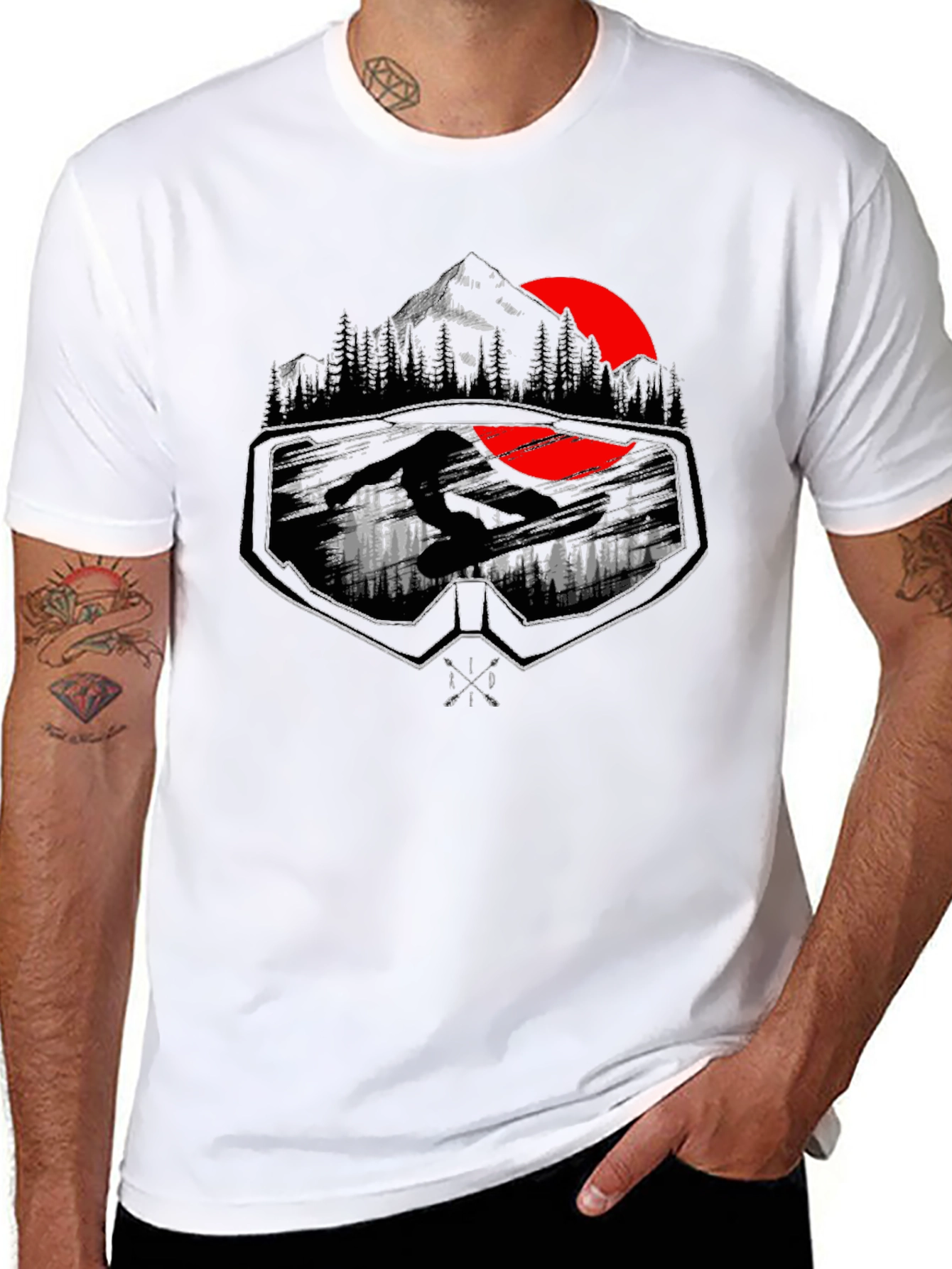 Mountain Goggles Graphic Tee - Adventure Ready