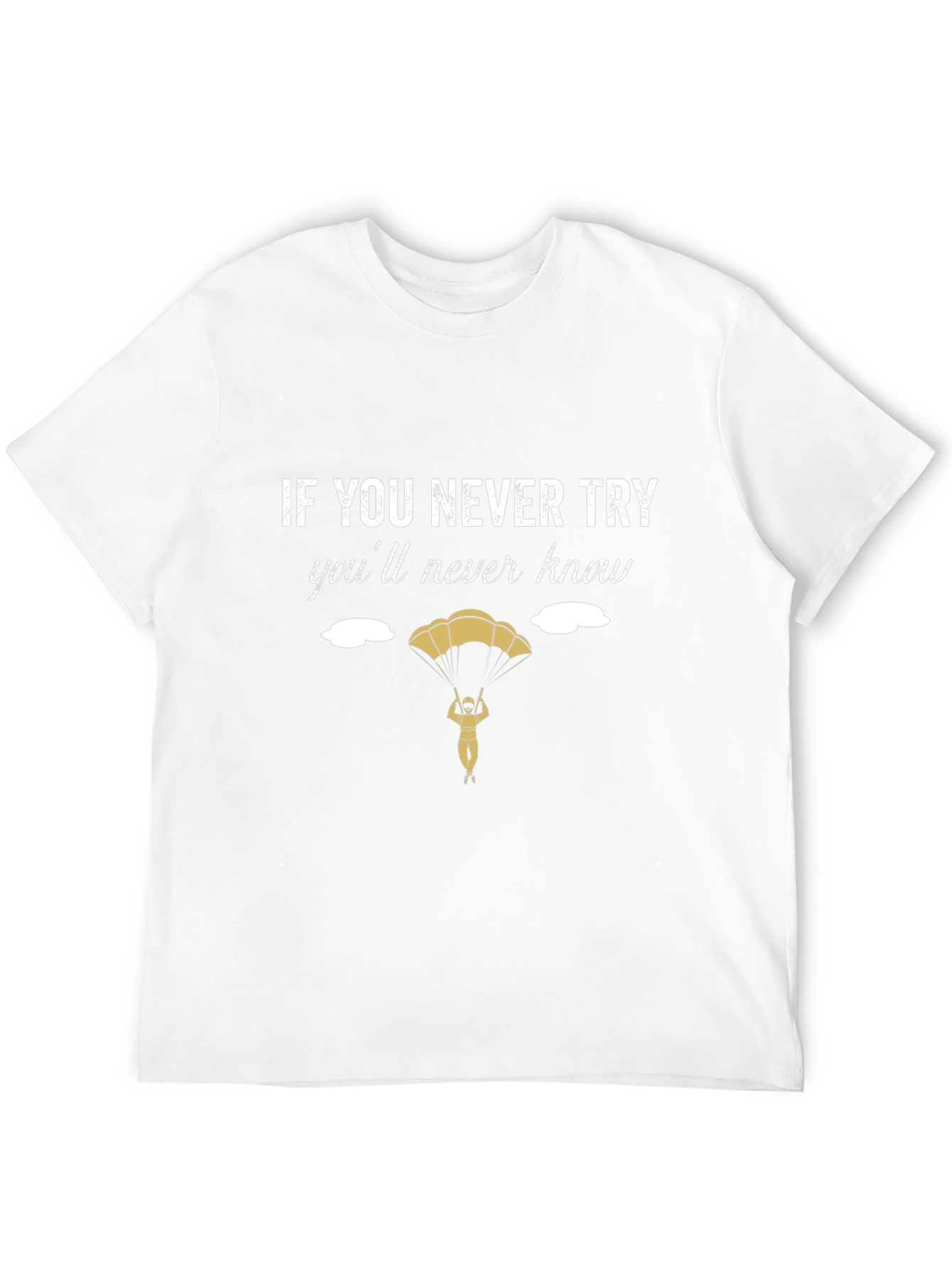 Motivational Parachute Design T-Shirt