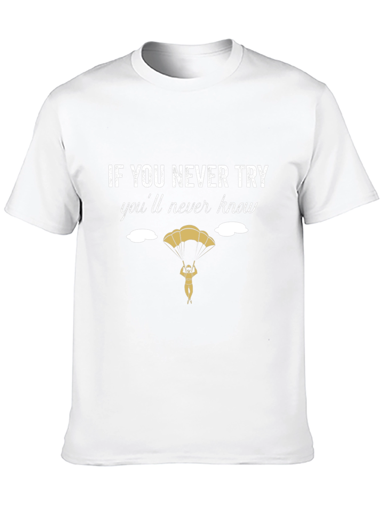 Motivational Parachute Design T-Shirt