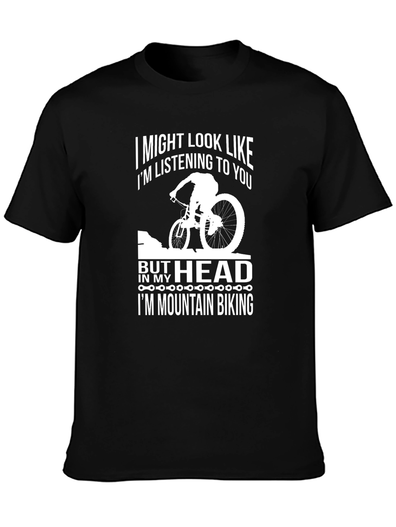 Mountain Biking T-Shirt - Funny Biker Tee