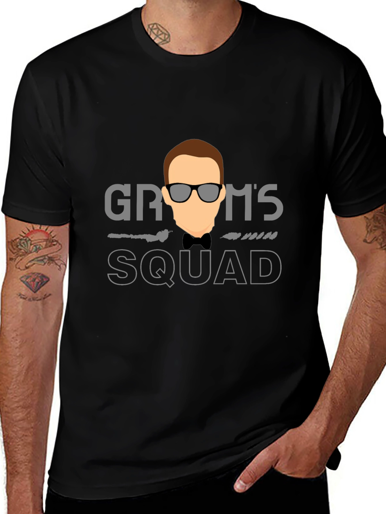 Grooms Squad T-Shirt - Wedding Party Apparel