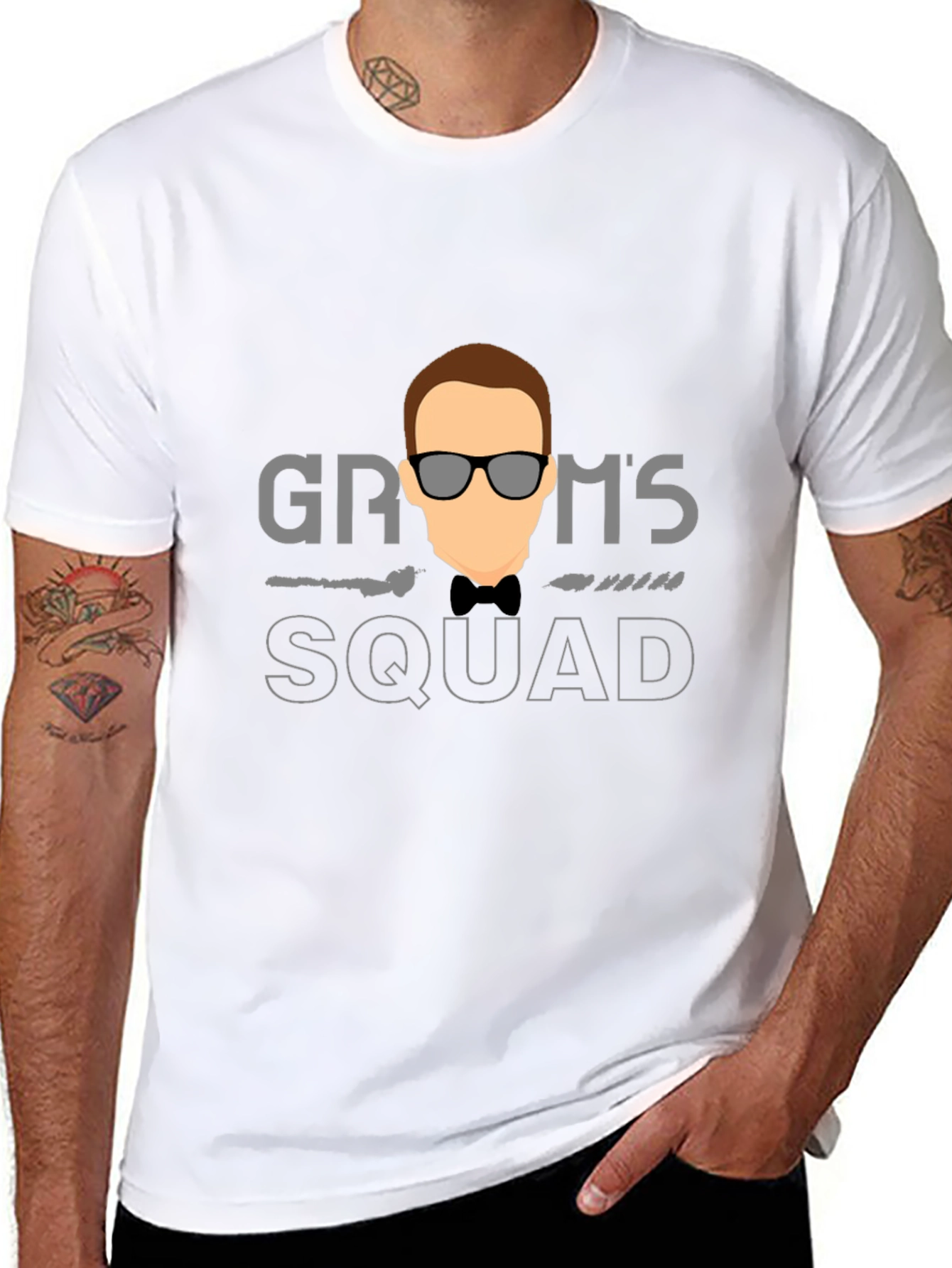 Grooms Squad T-Shirt - Wedding Party Apparel