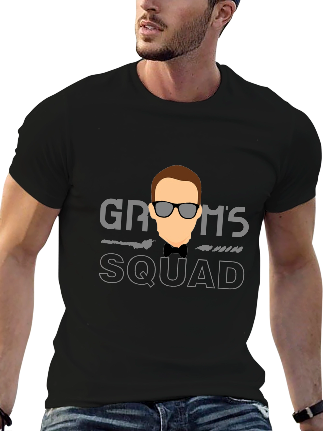 Grooms Squad T-Shirt - Wedding Party Apparel