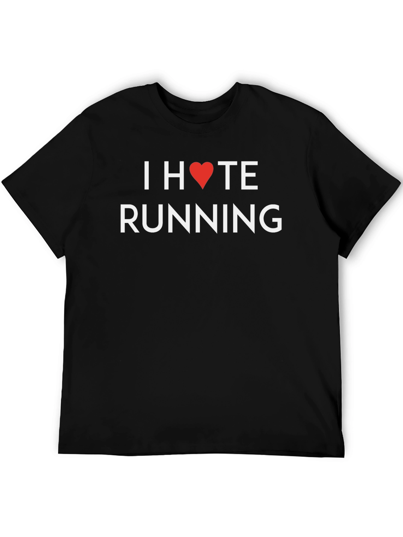 I Heart Hate Running Graphic T-Shirt