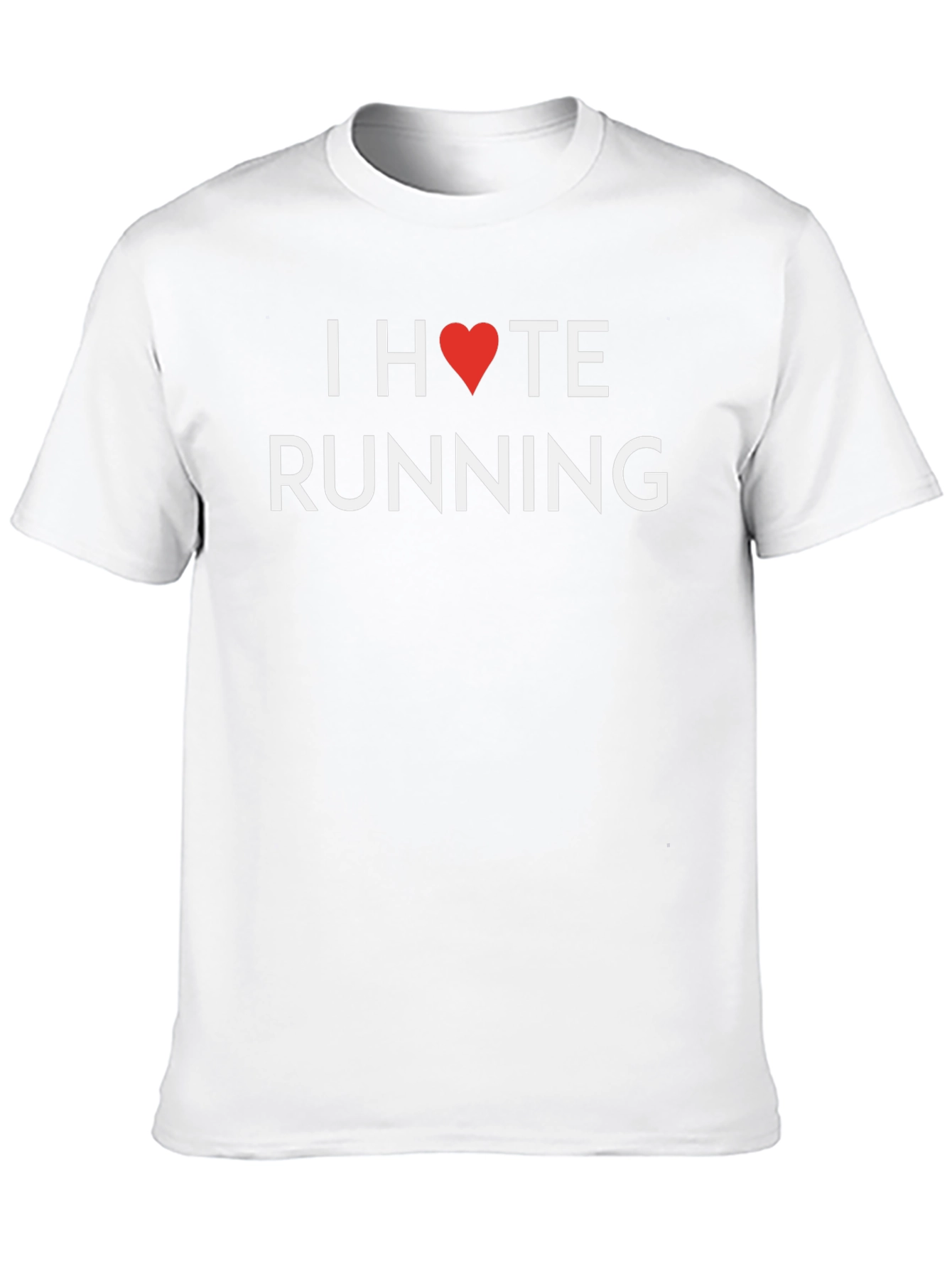 I Heart Hate Running Graphic T-Shirt