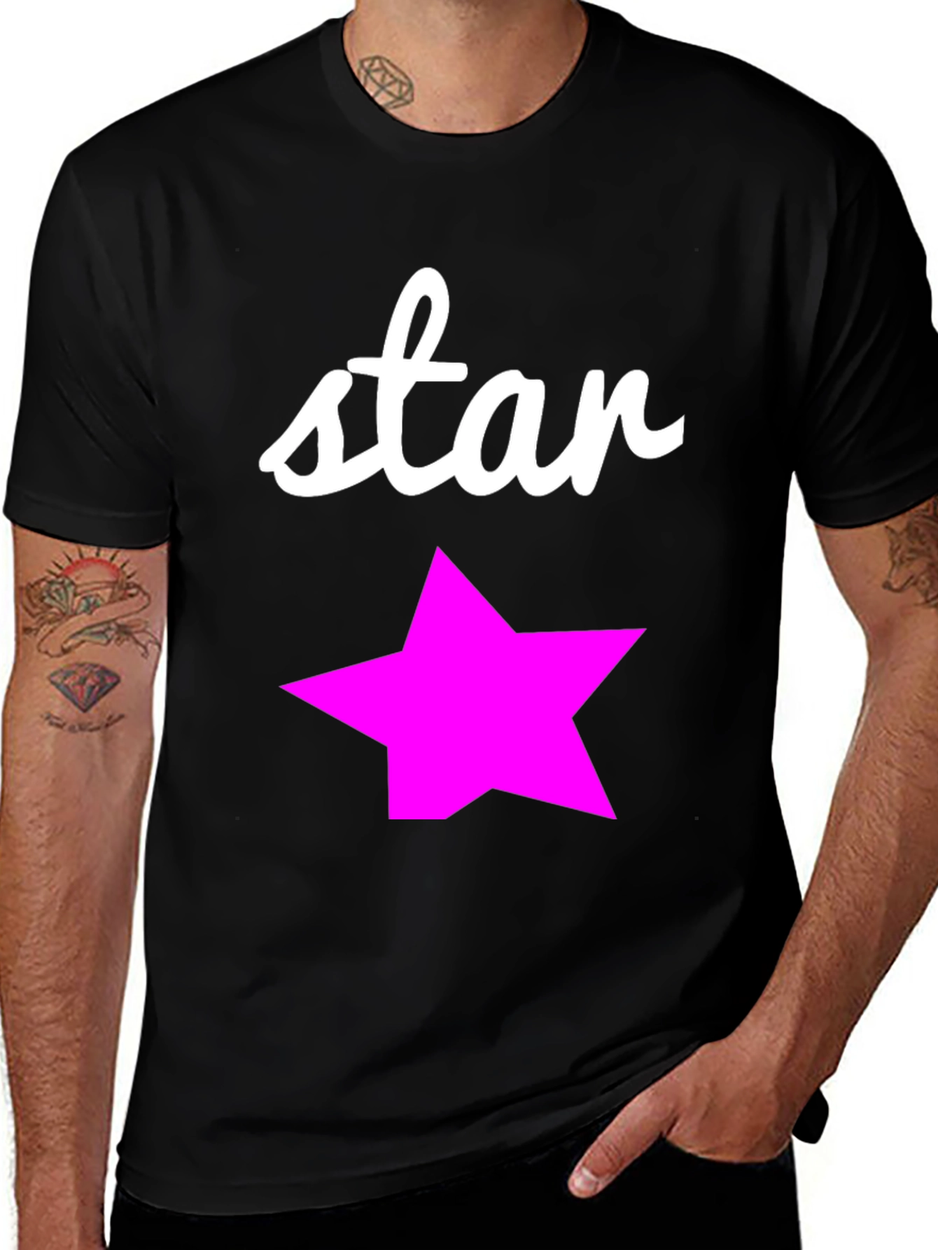Star Graphic T-Shirt - Stylish Casual Tee