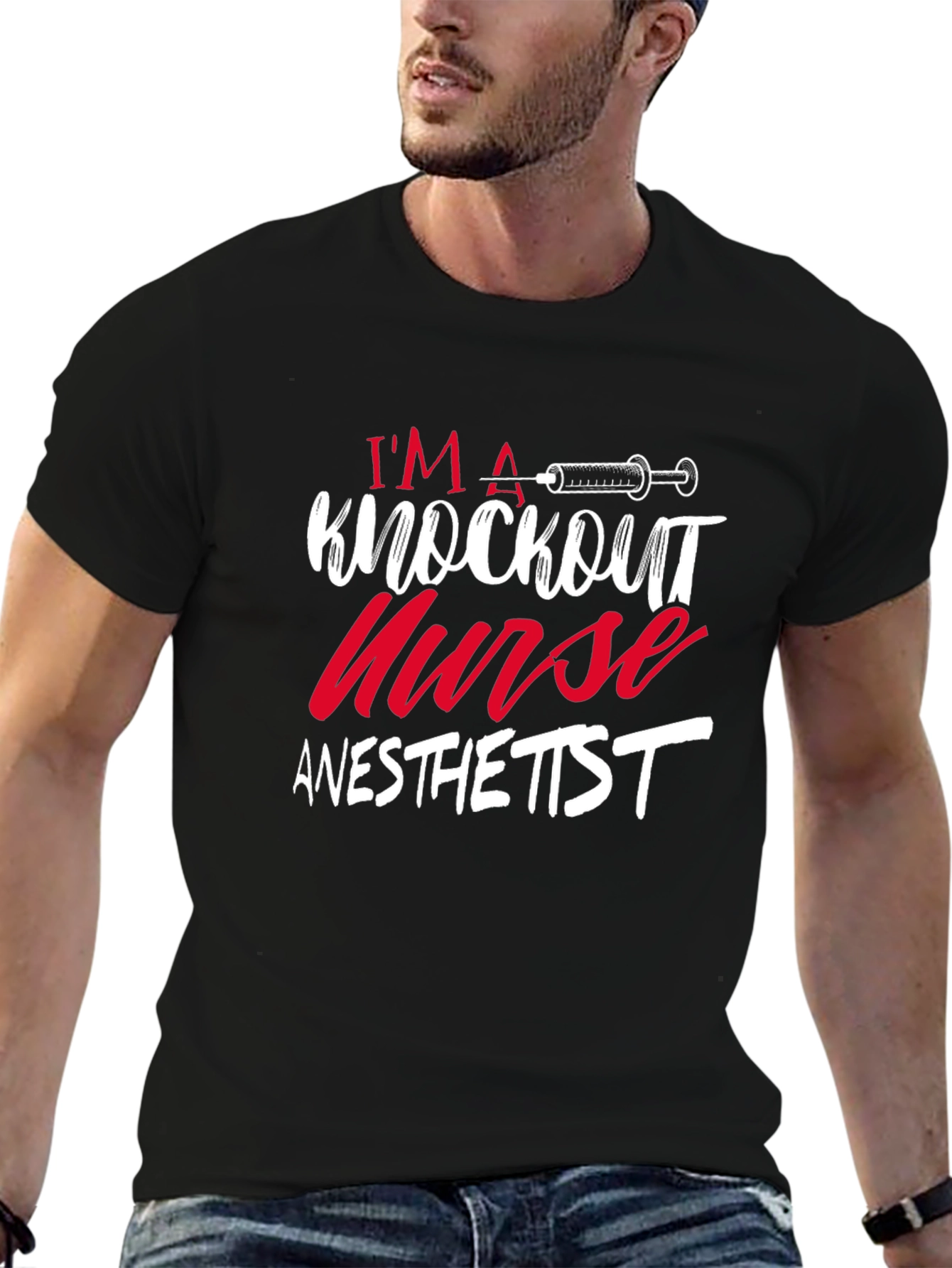 Knockout Nurse Anesthetist T-Shirt