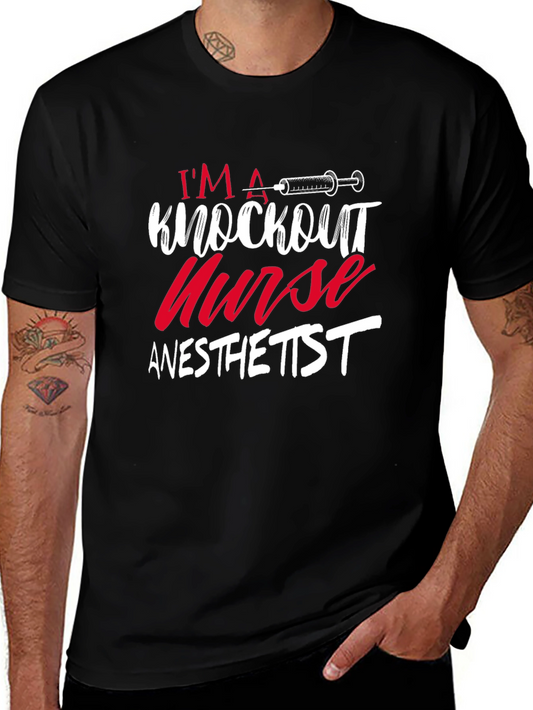 Knockout Nurse Anesthetist T-Shirt