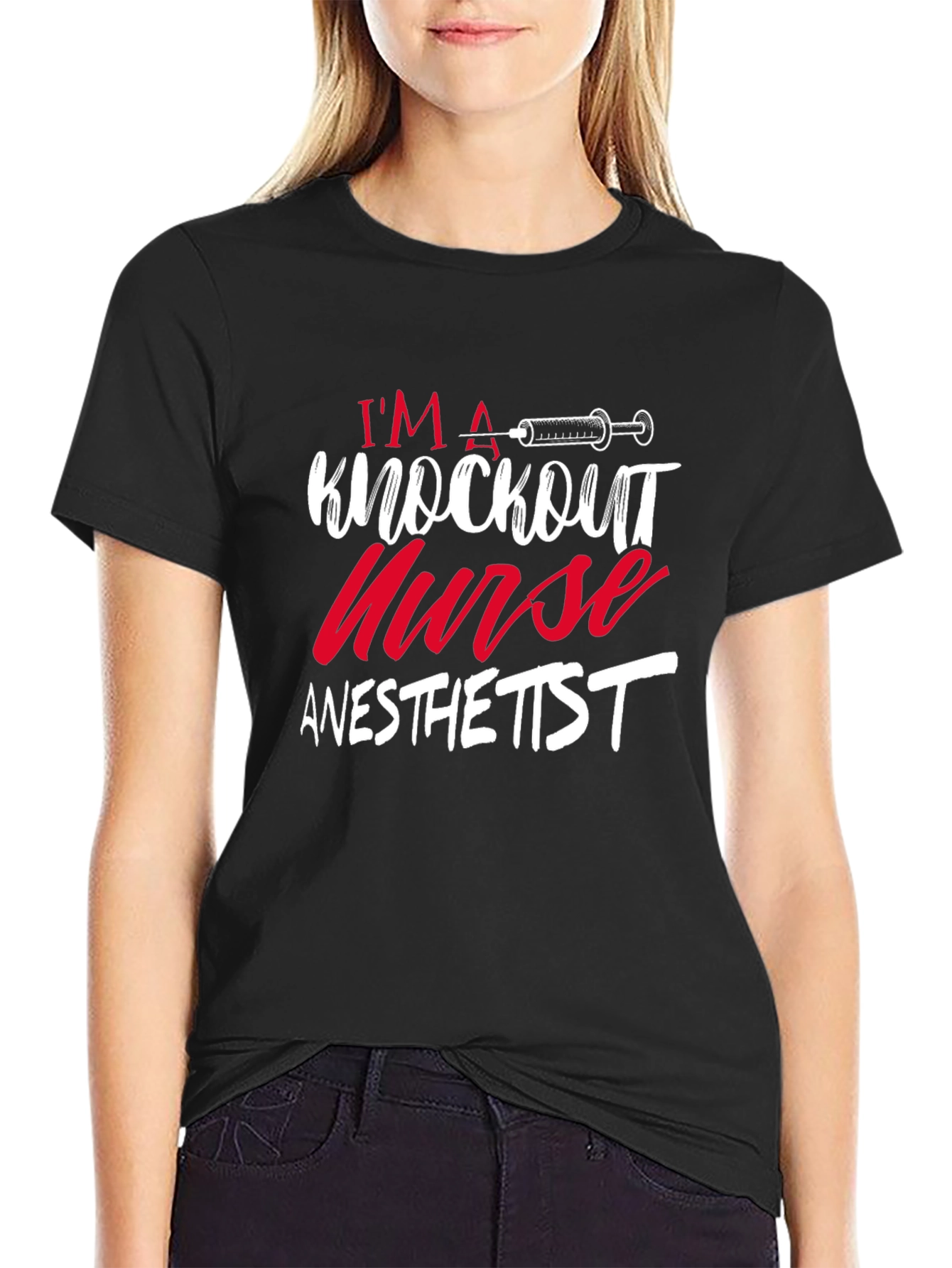 Knockout Nurse Anesthetist T-Shirt