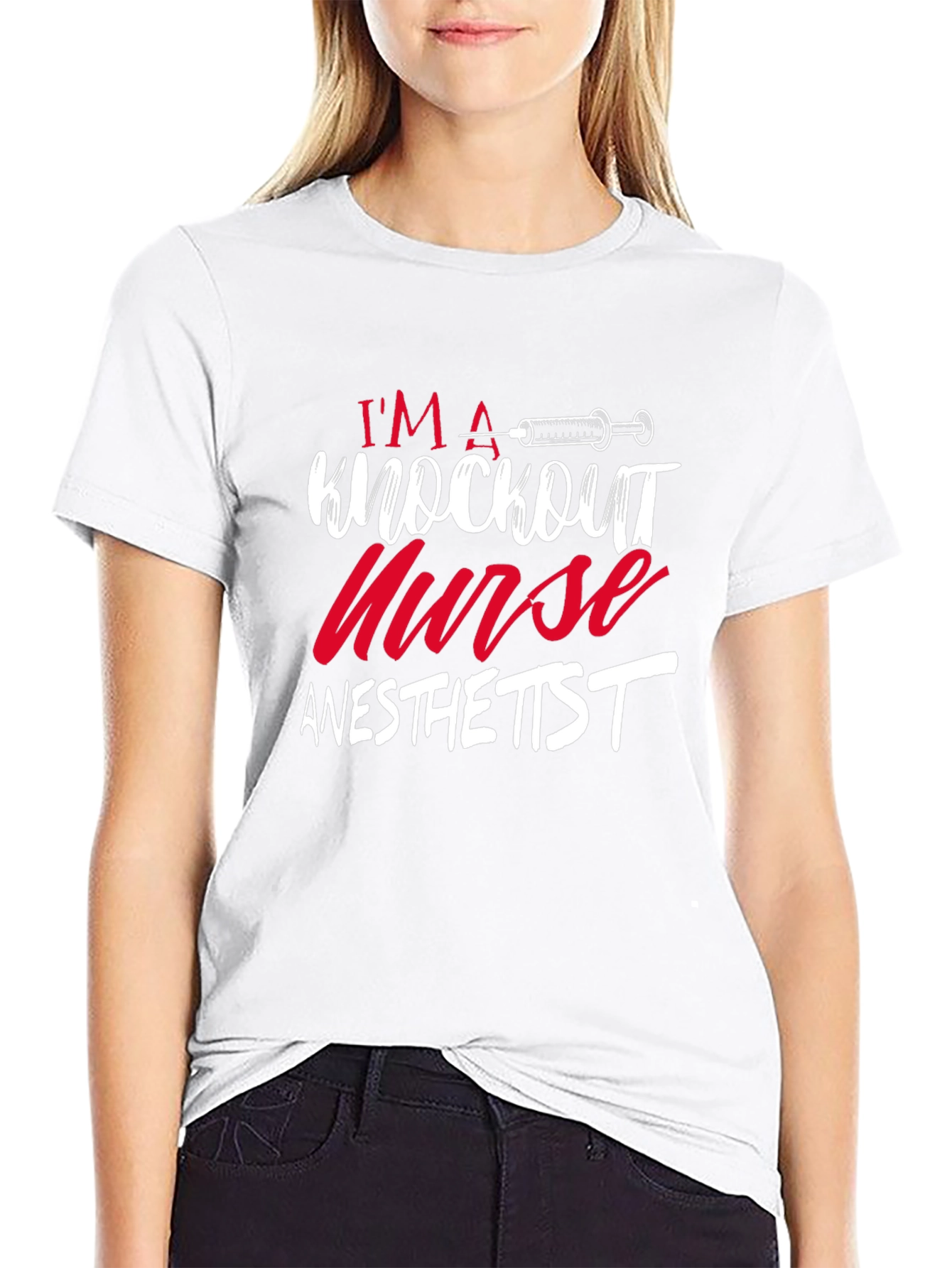 Knockout Nurse Anesthetist T-Shirt
