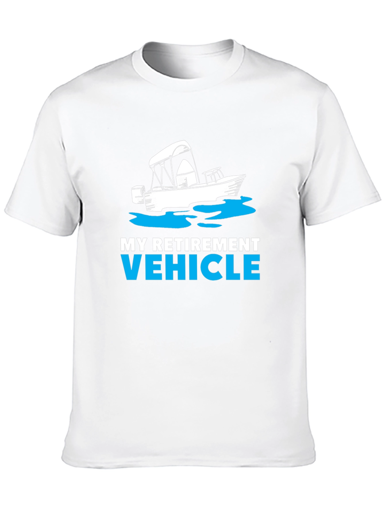 My Retirement Vehicle Boat T-Shirt - Black