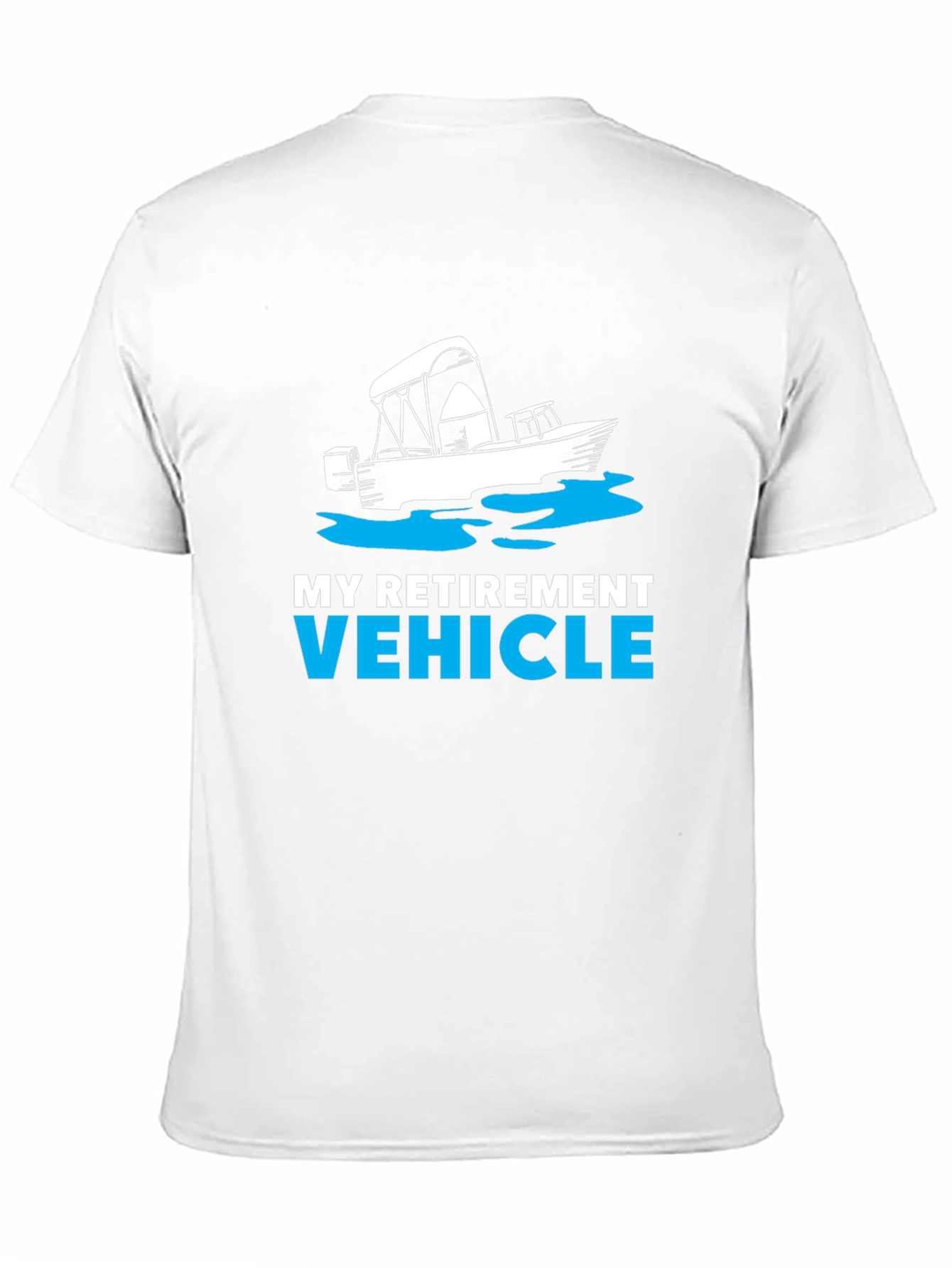 My Retirement Vehicle Boat T-Shirt - Black