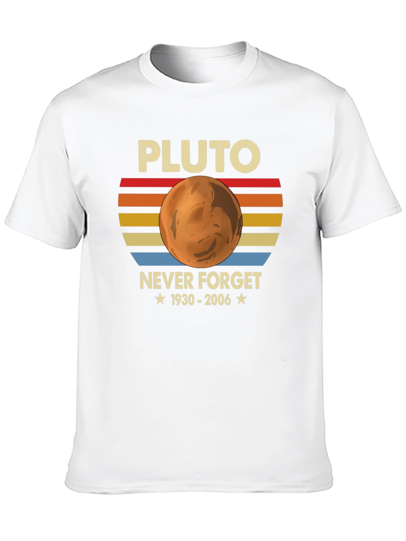 Pluto Never Forget 1930-2006 Graphic T-Shirt