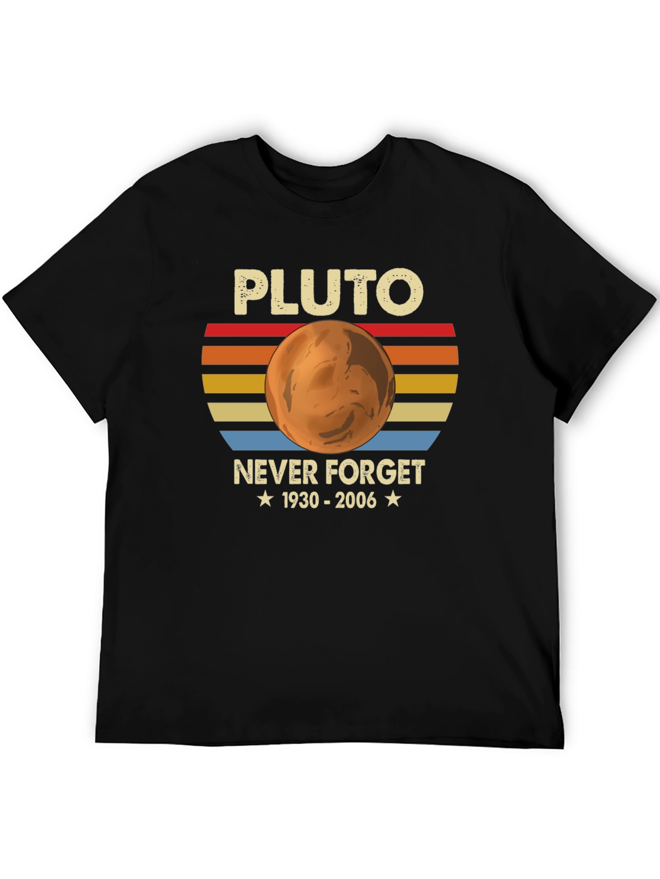 Pluto Never Forget 1930-2006 Graphic T-Shirt