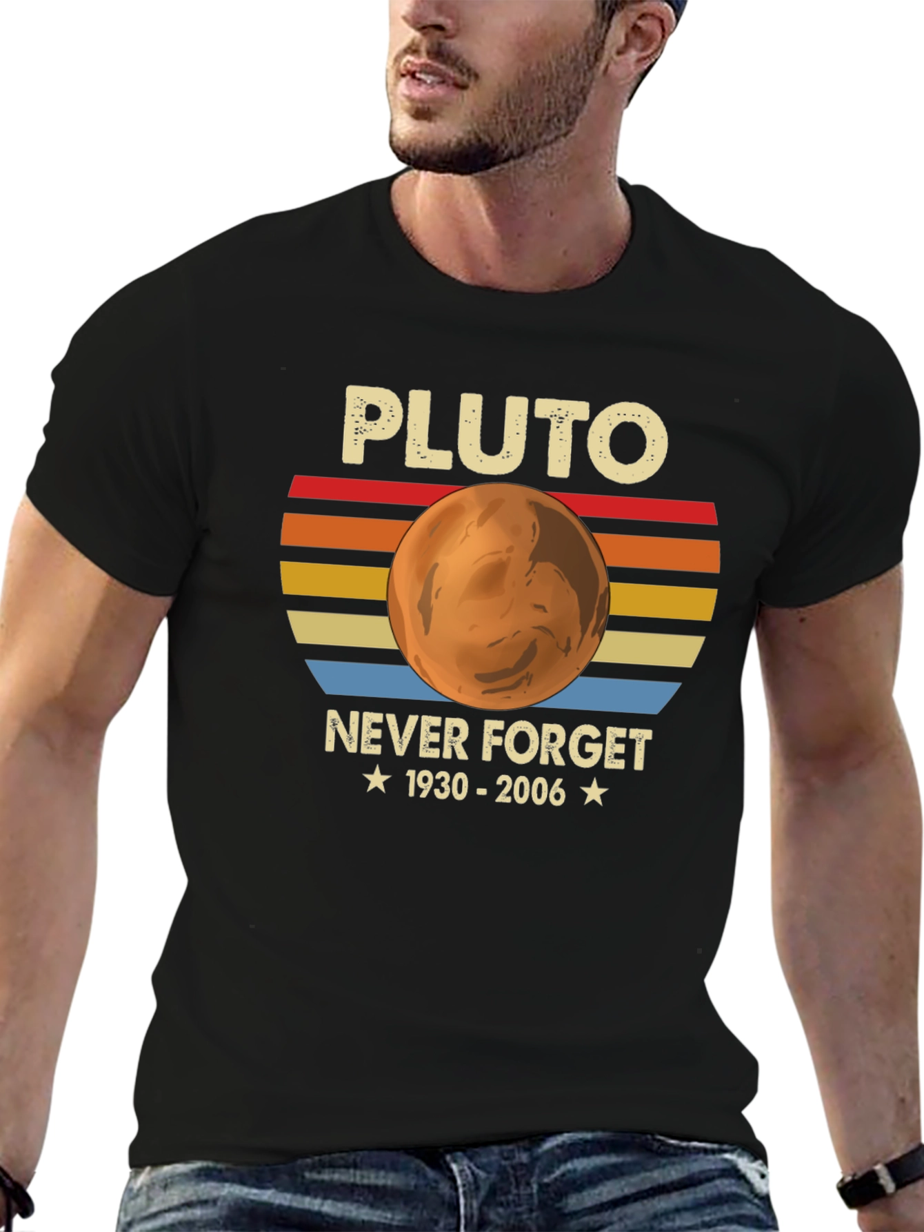 Pluto Never Forget 1930-2006 Graphic T-Shirt