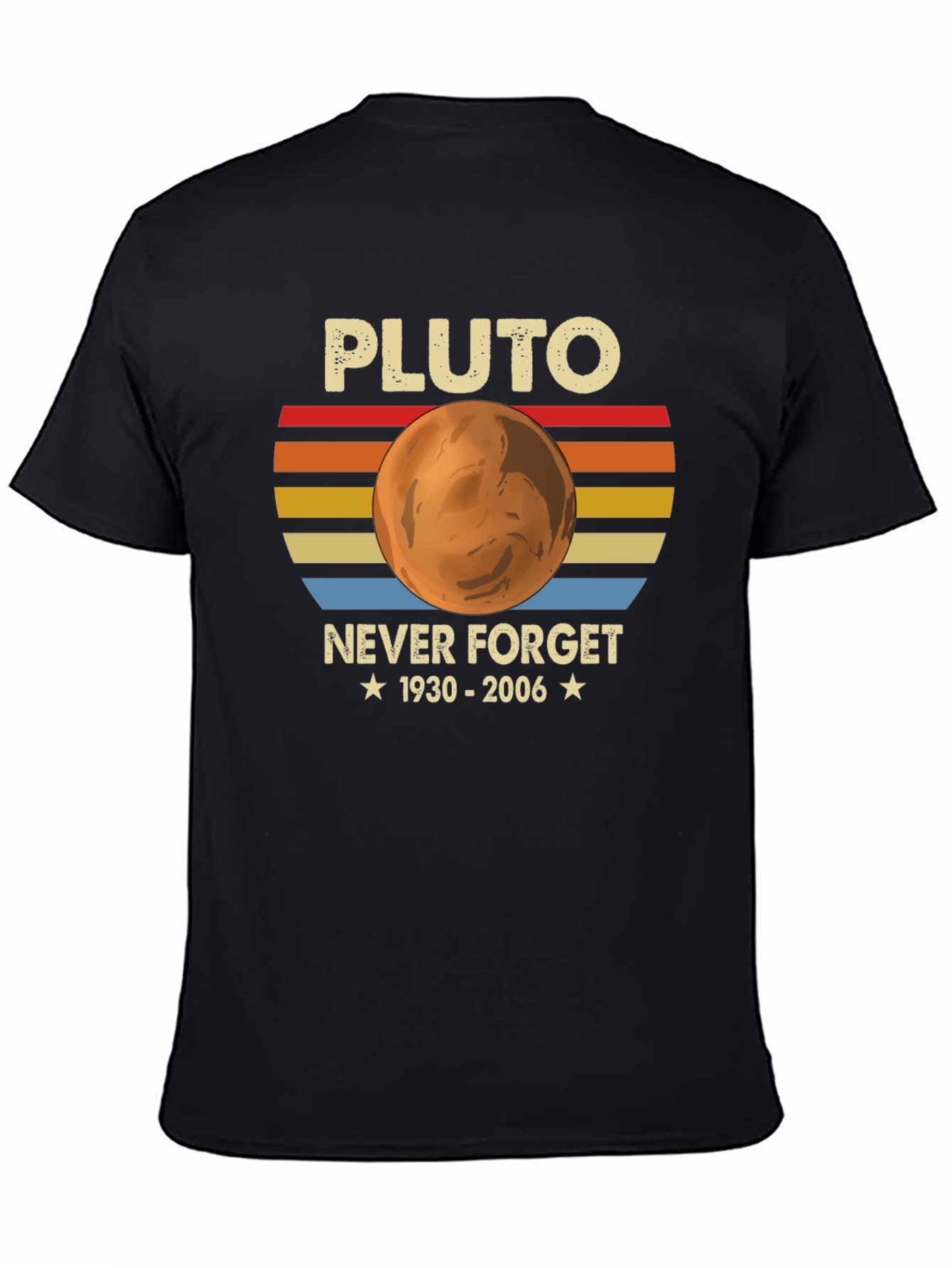 Pluto Never Forget 1930-2006 Graphic T-Shirt