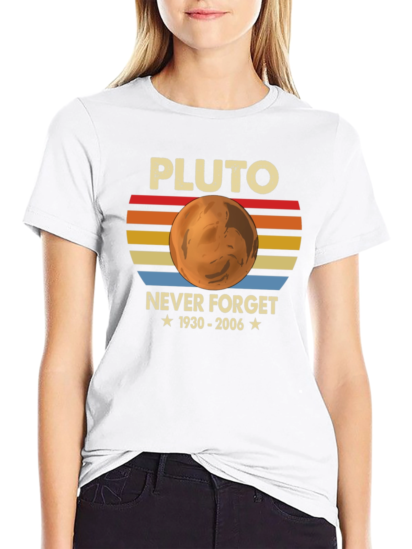 Pluto Never Forget 1930-2006 Graphic T-Shirt