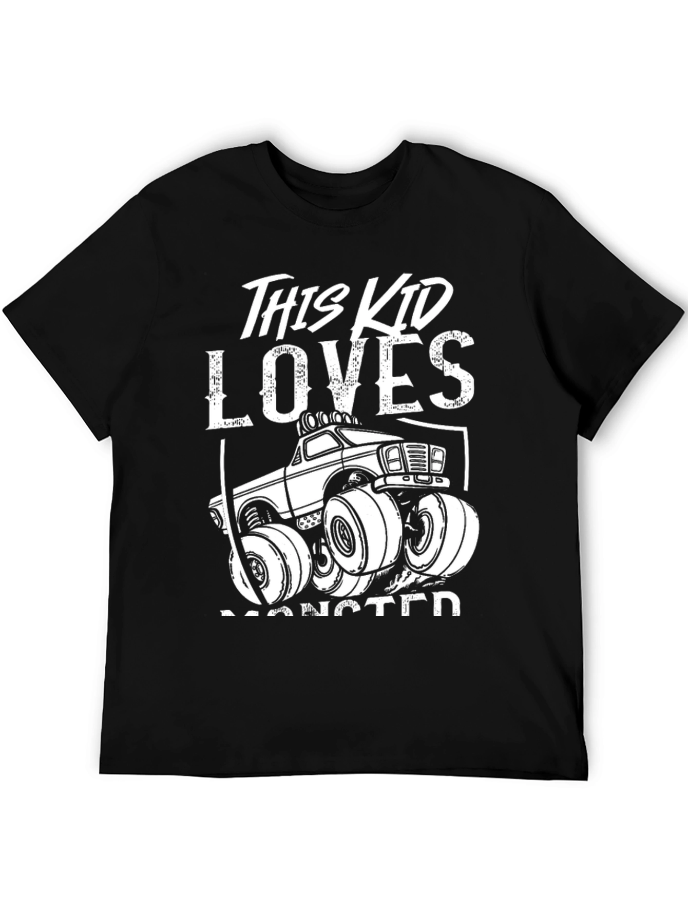 Monster Truck Kids T-Shirt