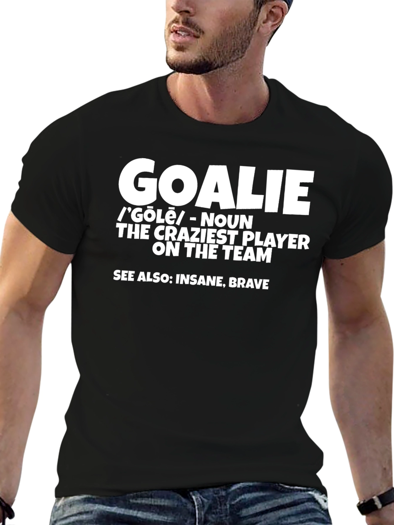 Goalie Definition Graphic T-Shirt - Hockey Goalie Apparel