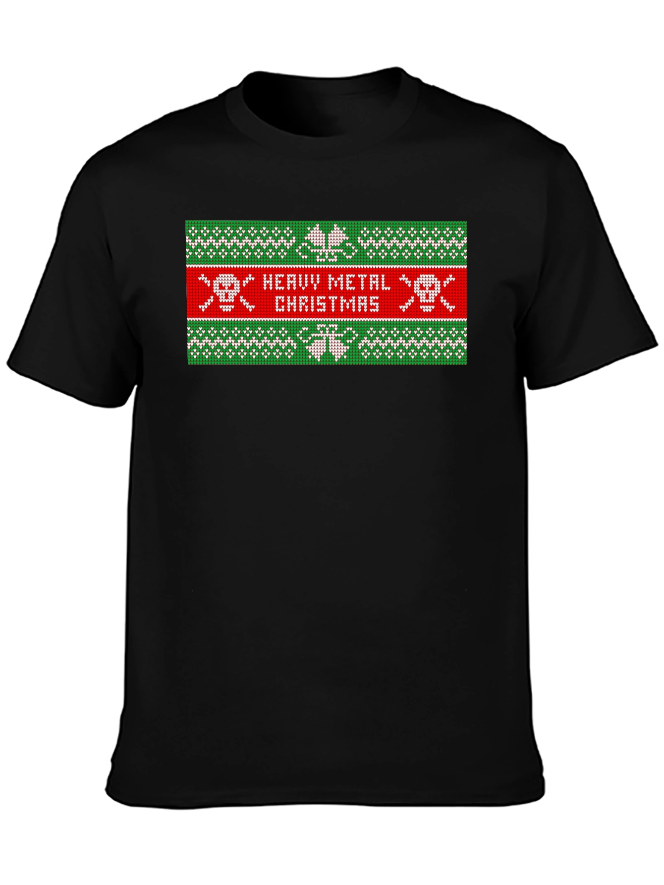 Heavy Metal Christmas Graphic T-Shirt