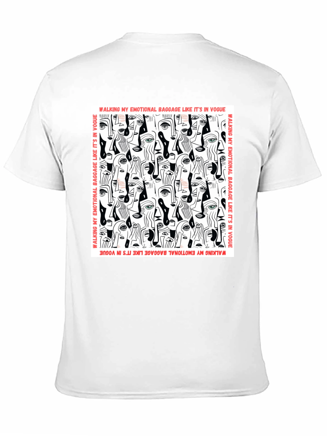 Emotional Baggage Vogue Tee - Stylish Graphic T-Shirt