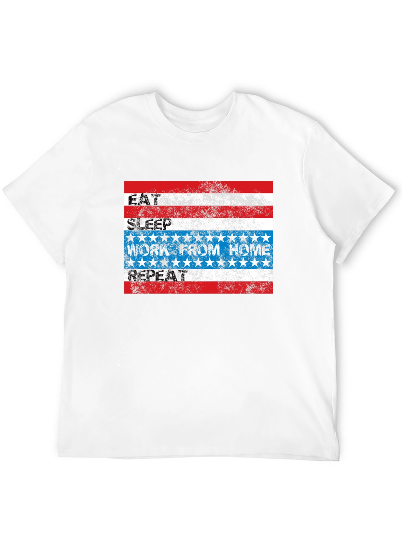 Eat Sleep Work From Home Repeat T-Shirt