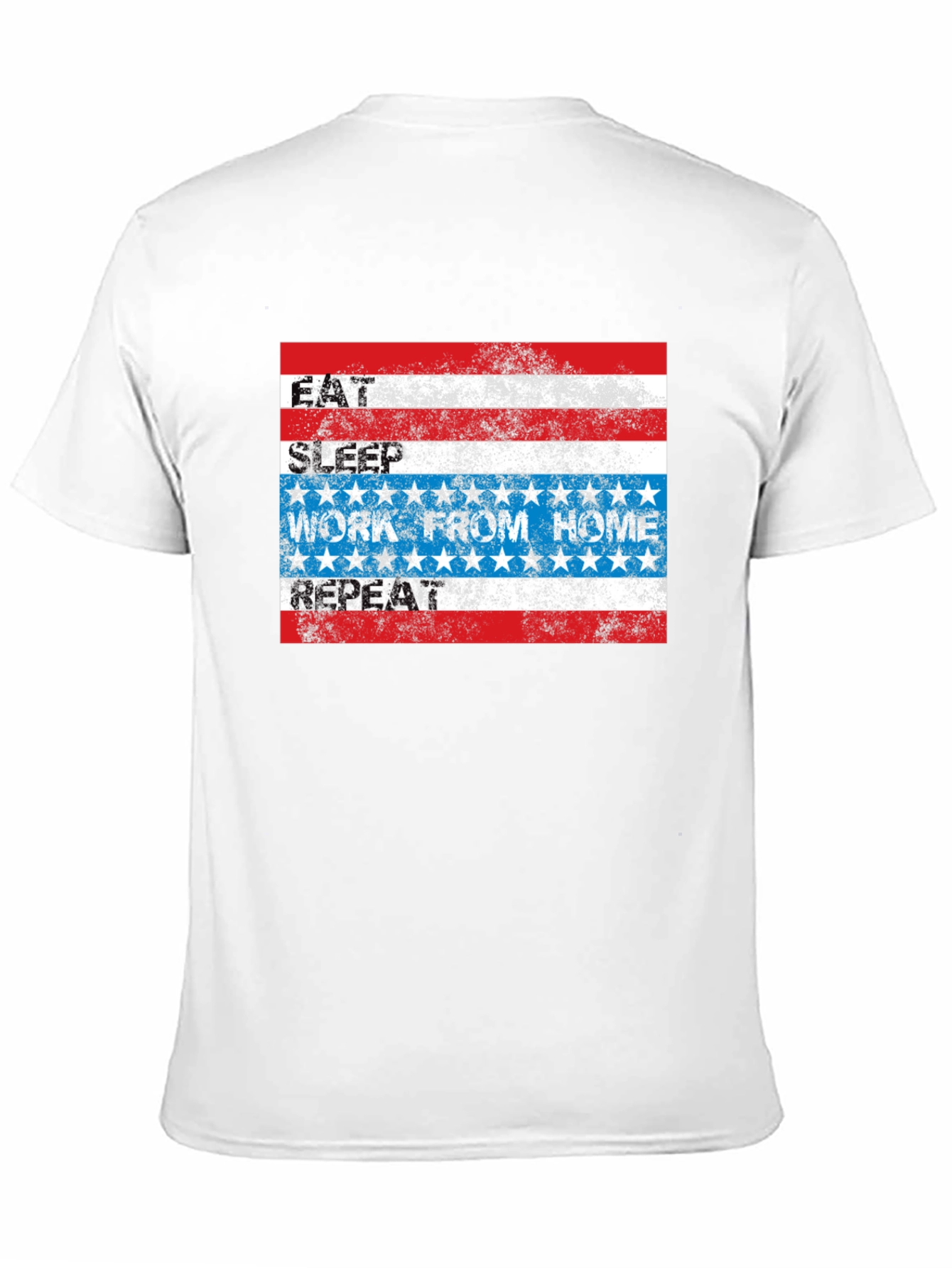 Eat Sleep Work From Home Repeat T-Shirt