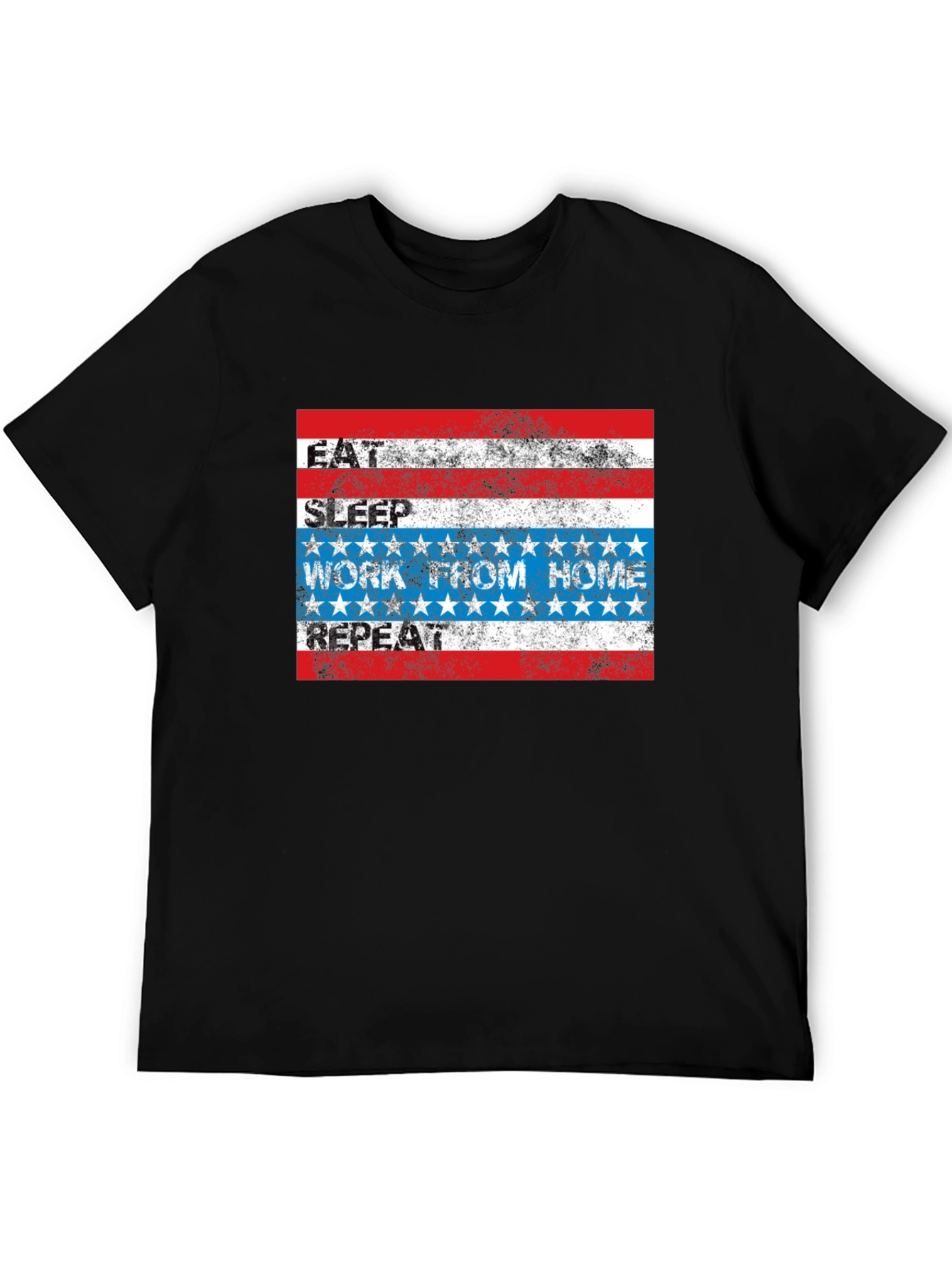 Eat Sleep Work From Home Repeat T-Shirt
