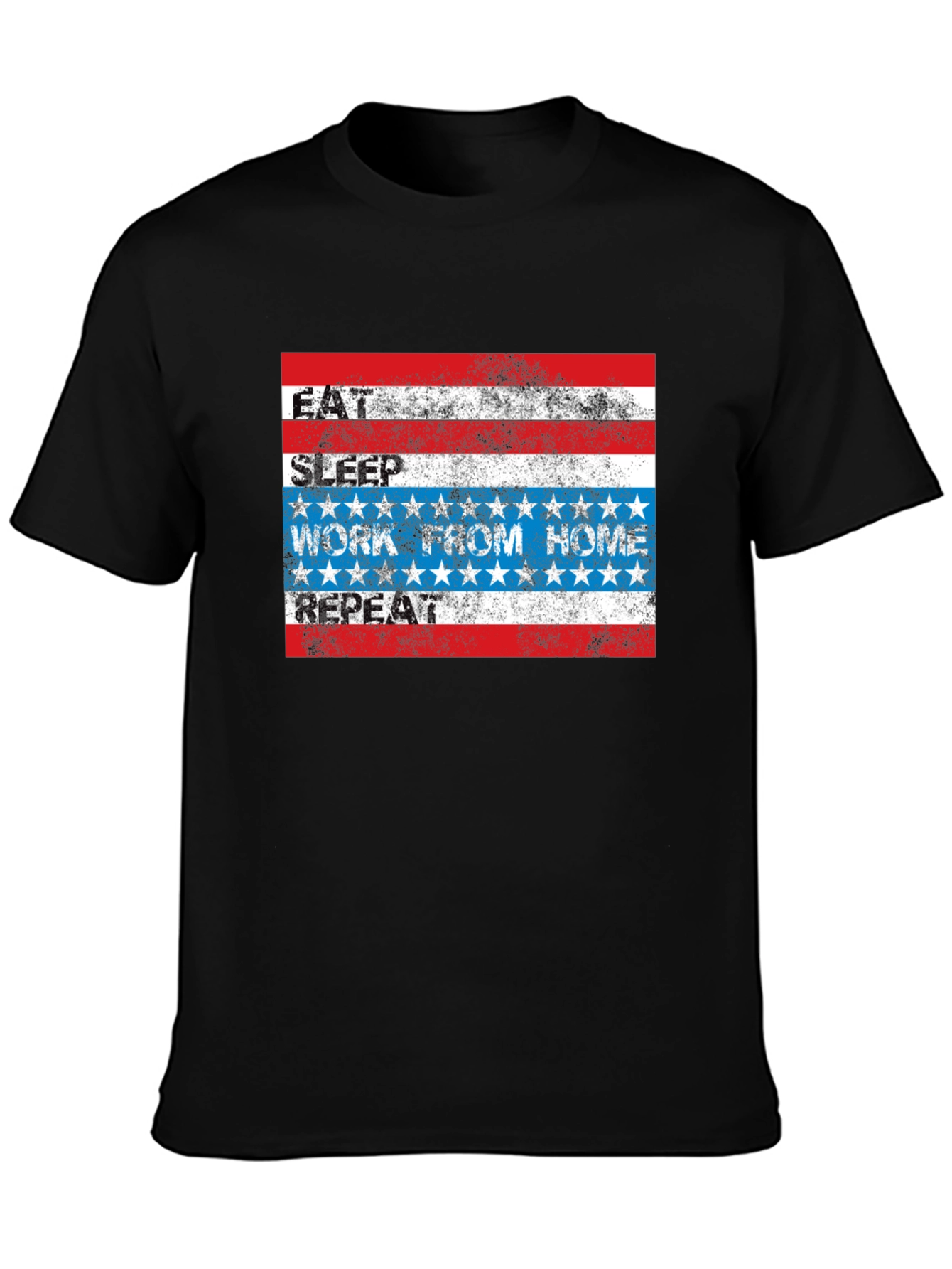 Eat Sleep Work From Home Repeat T-Shirt
