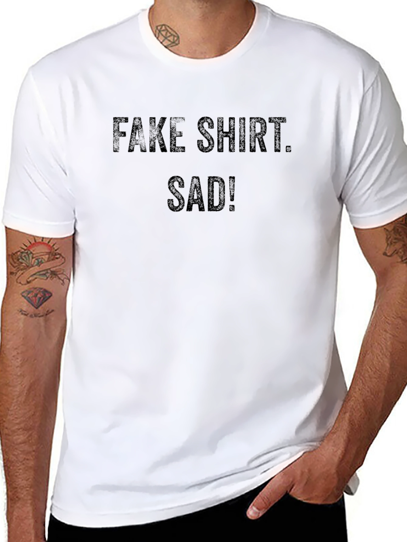 Funny Fake Shirt - SAD! Graphic Tee