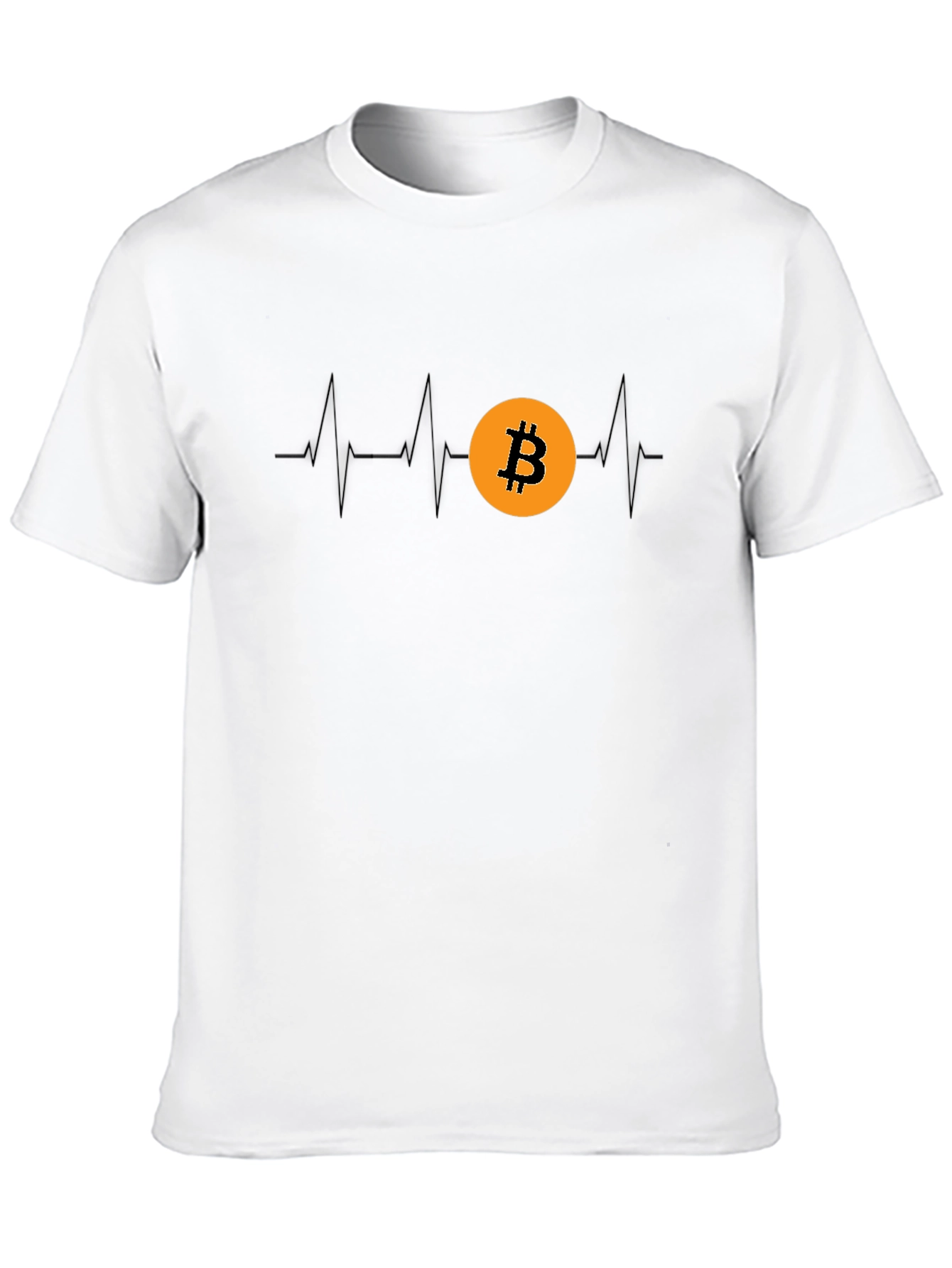 Bitcoin Heartbeat T-Shirt - Crypto Lover Tee